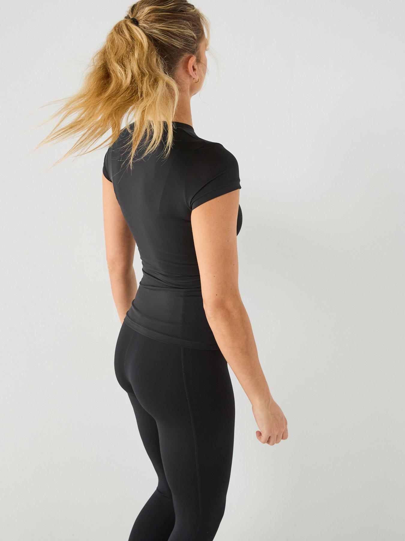  image of adidas-womens-training-workout-essentials-plus-t-shirt-black