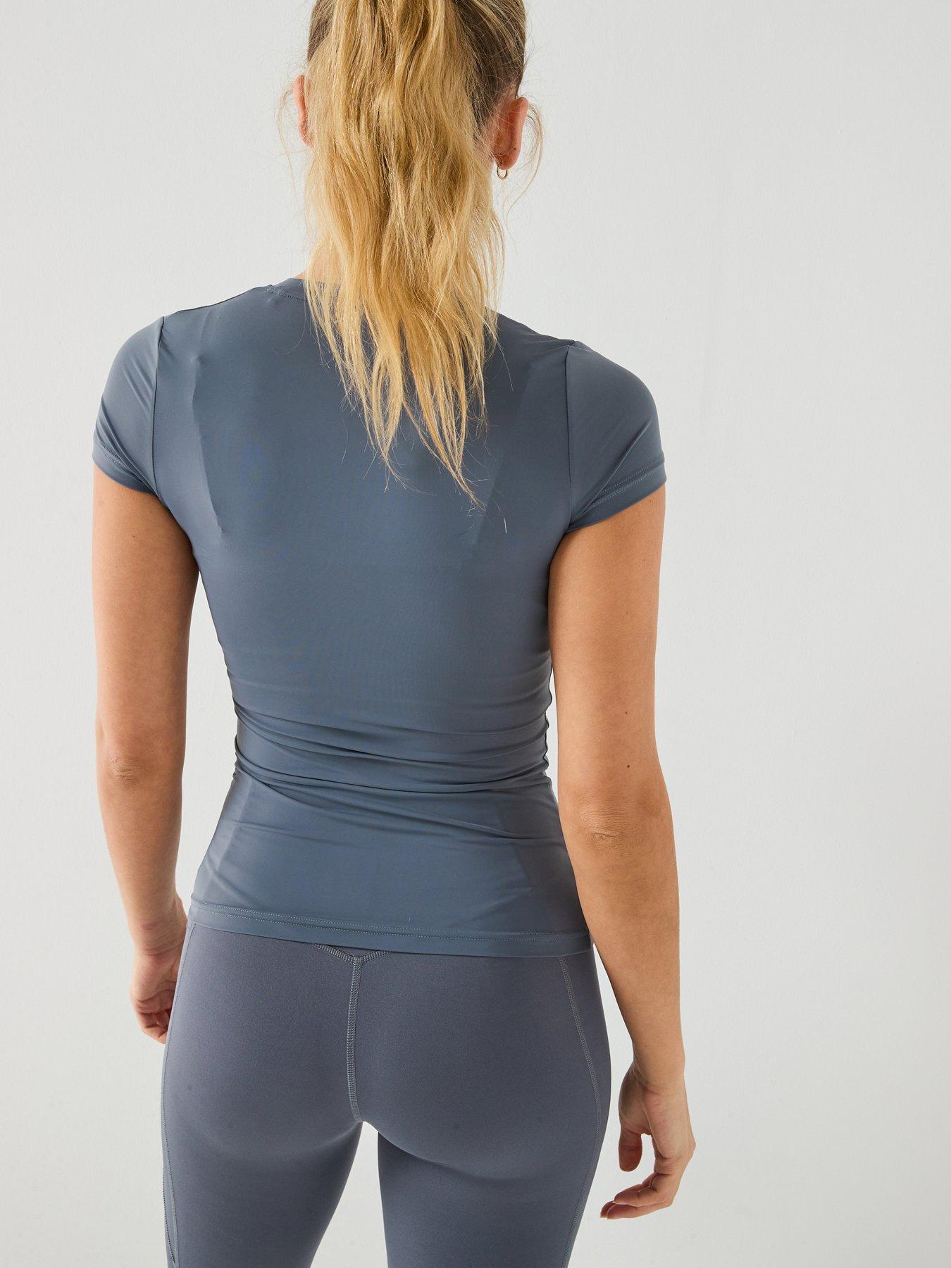  image of adidas-womens-training-workout-essentials-plus-t-shirt-grey