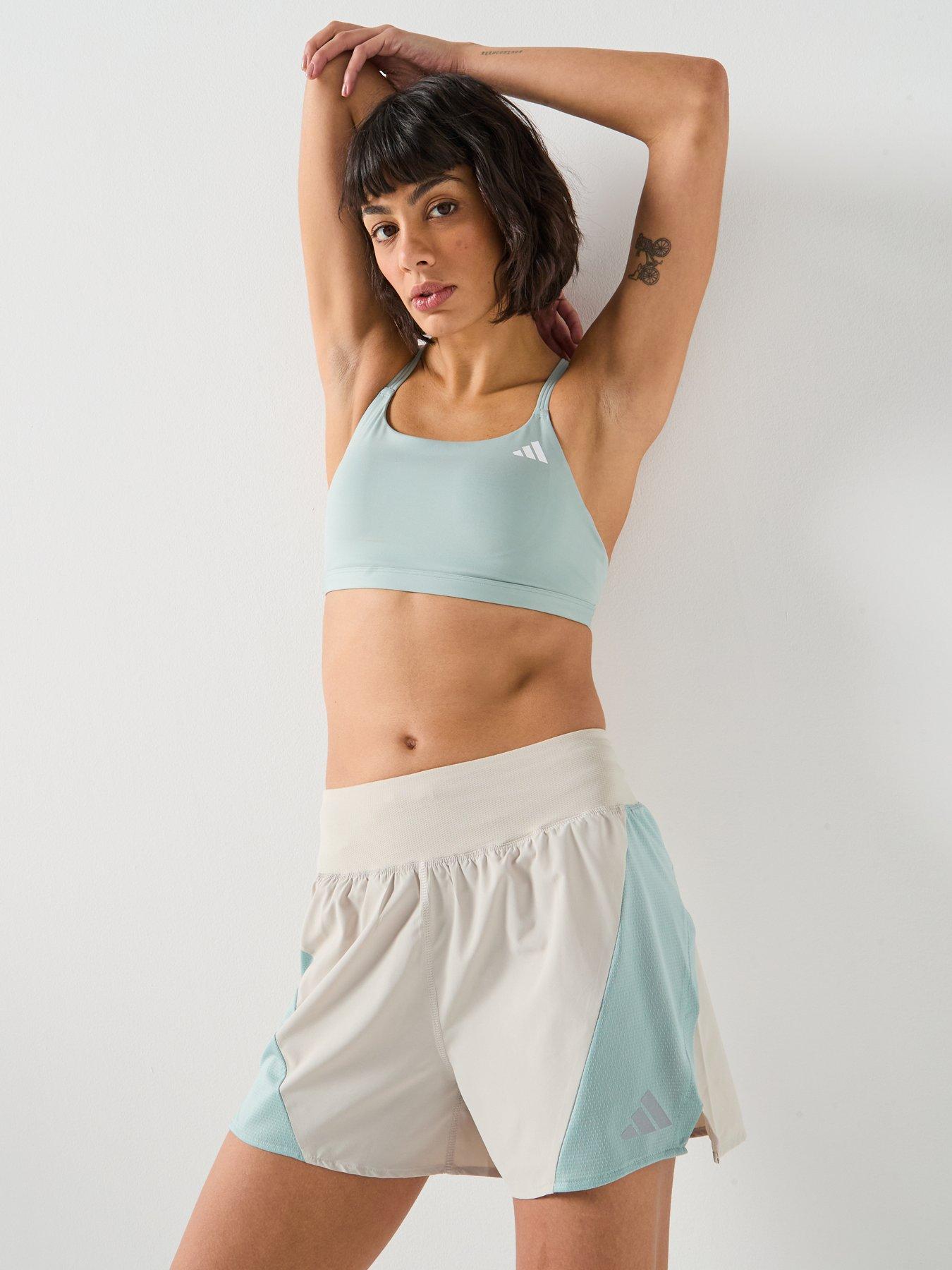 Image 6 of 6 of adidas Womens Training Workout Essentials Light Support Bra - Green