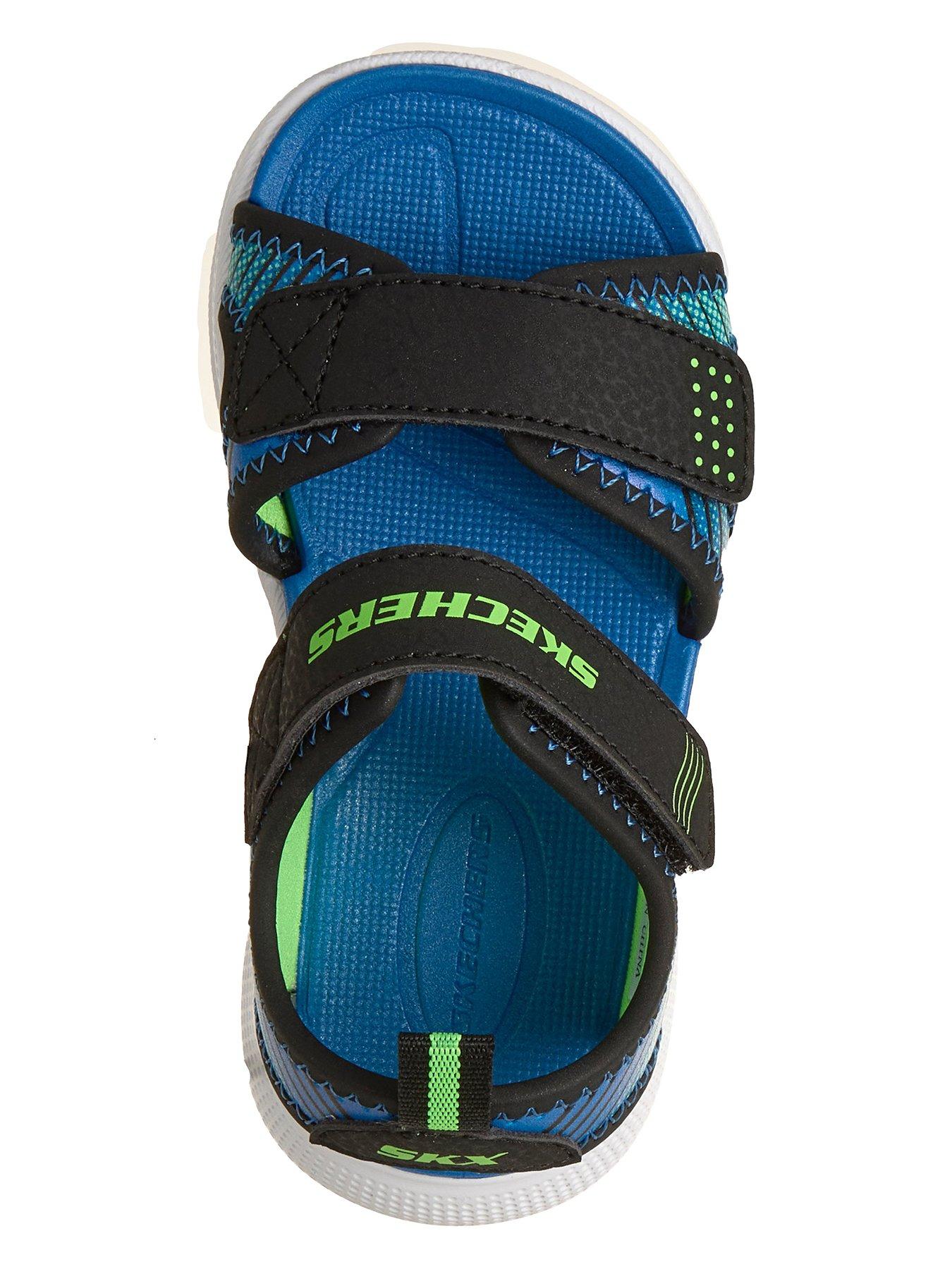 Image 2 of 3 of Skechers Toddler Microspec Splash Sandal - Blue