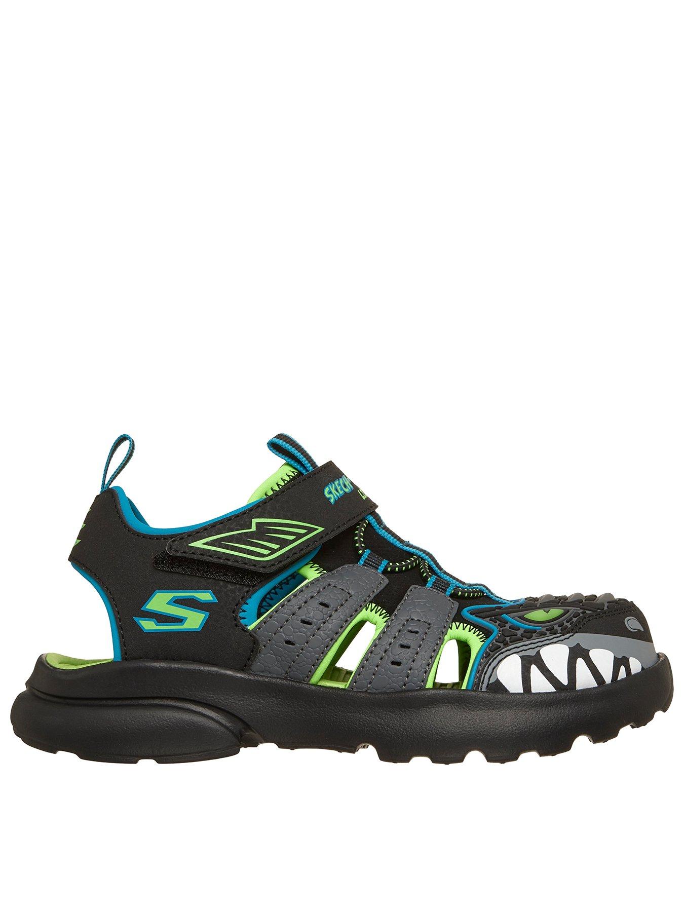 Image 1 of 5 of Skechers Kids Razor Splash - Raptor Quest Sandal - Black