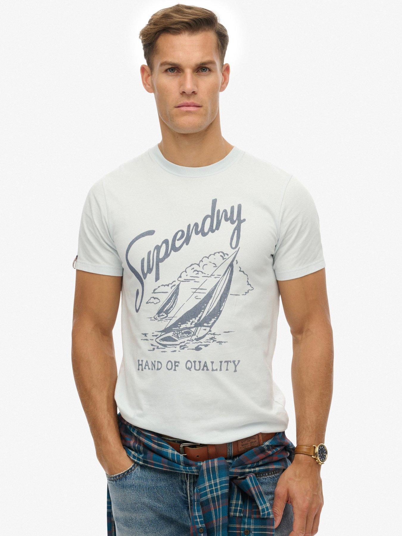 Image 1 of 5 of Superdry Lo-Fi Dockside T-Shirt - Blue