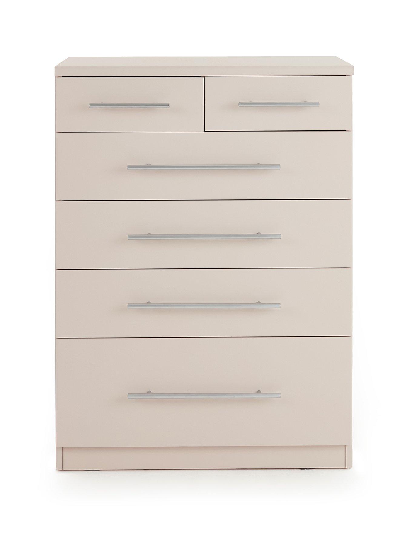 Image 2 of 7 of The Very Collection Prague Graduated 4 +&nbsp;2&nbsp;Drawer&nbsp;Chest - Oatmeal - FSC&reg; Certified