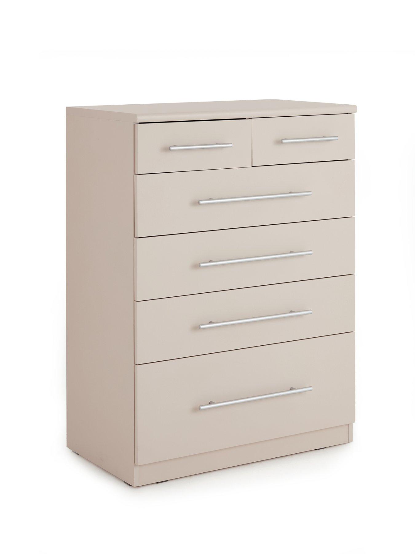 Image 3 of 7 of The Very Collection Prague Graduated 4 +&nbsp;2&nbsp;Drawer&nbsp;Chest - Oatmeal - FSC&reg; Certified