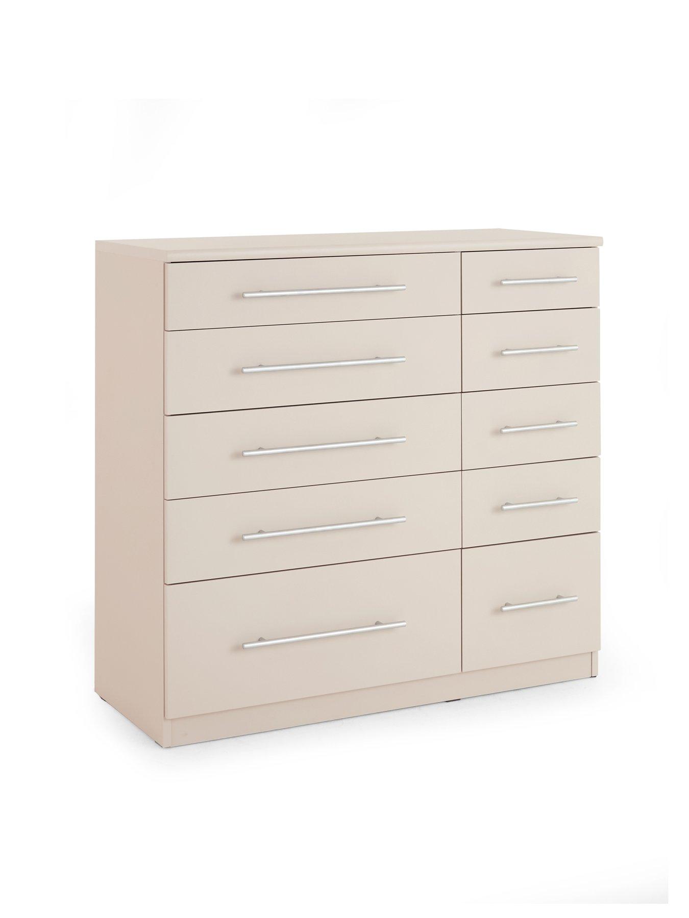 Image 3 of 7 of The Very Collection Prague Graduated 5 +&nbsp;5 Chest - Oatmeal - FSC&reg; Certified