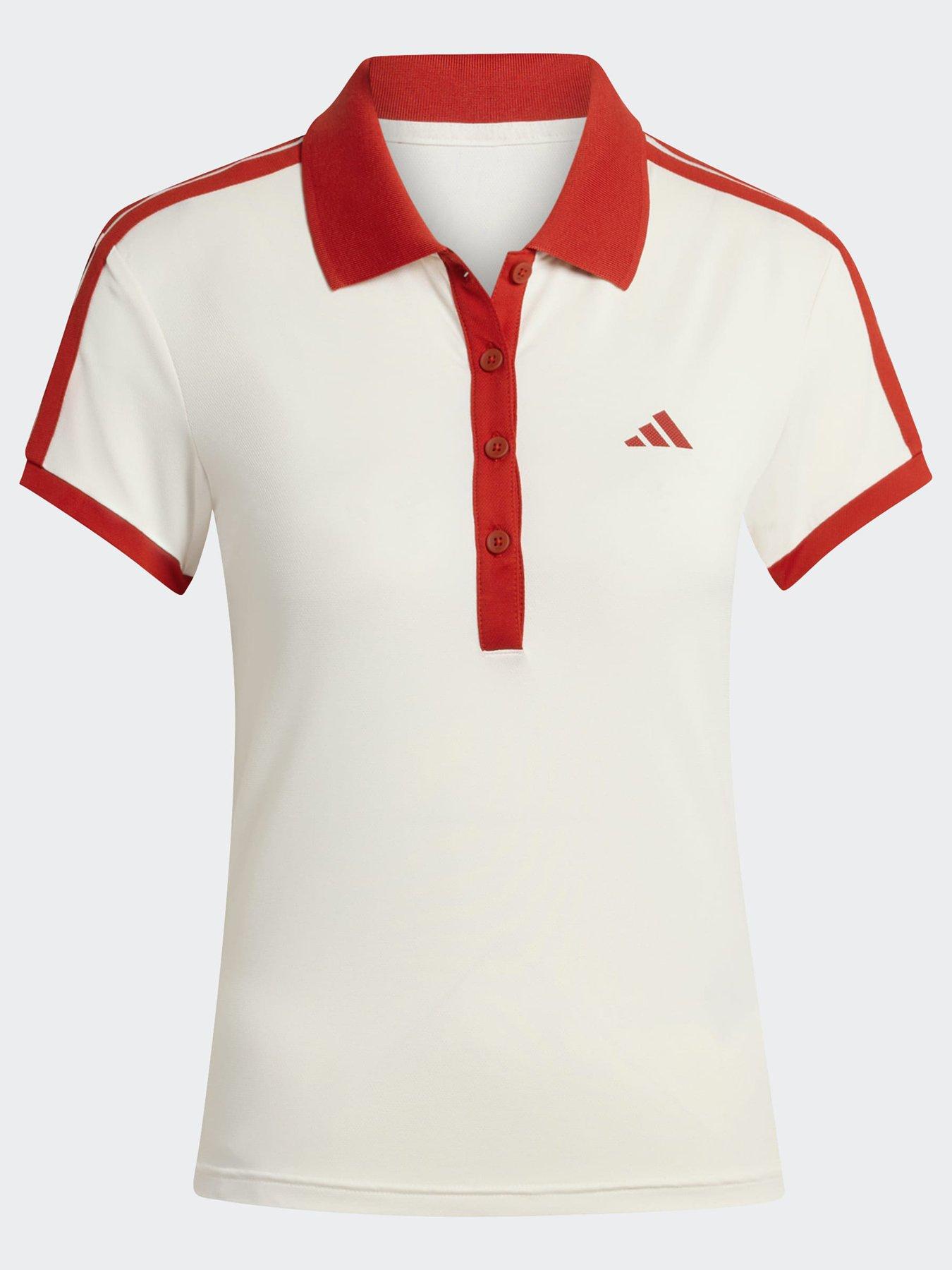 adidas Womens Tennis Heritage Polo - White