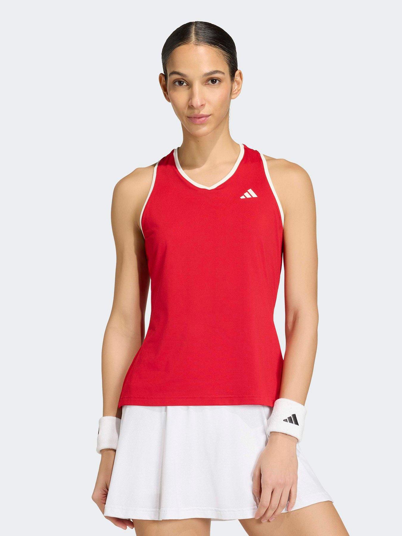 adidas Womens Tennis Heritage Tank - Red