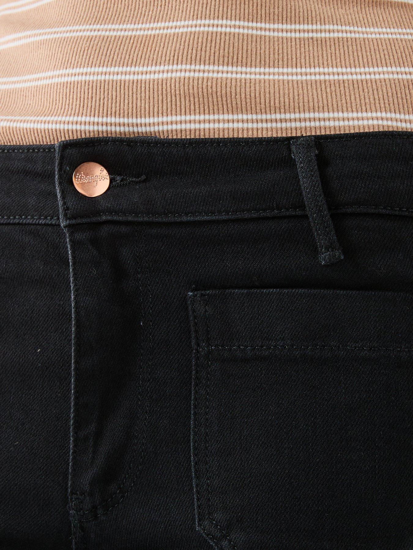  image of wrangler-flare-retro-jeans-black