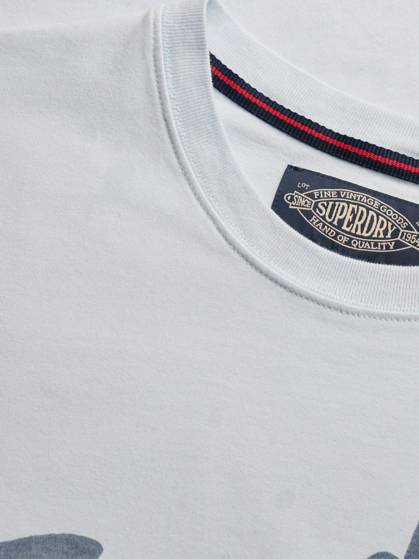  image of superdry-lo-fi-dockside-t-shirt-blue