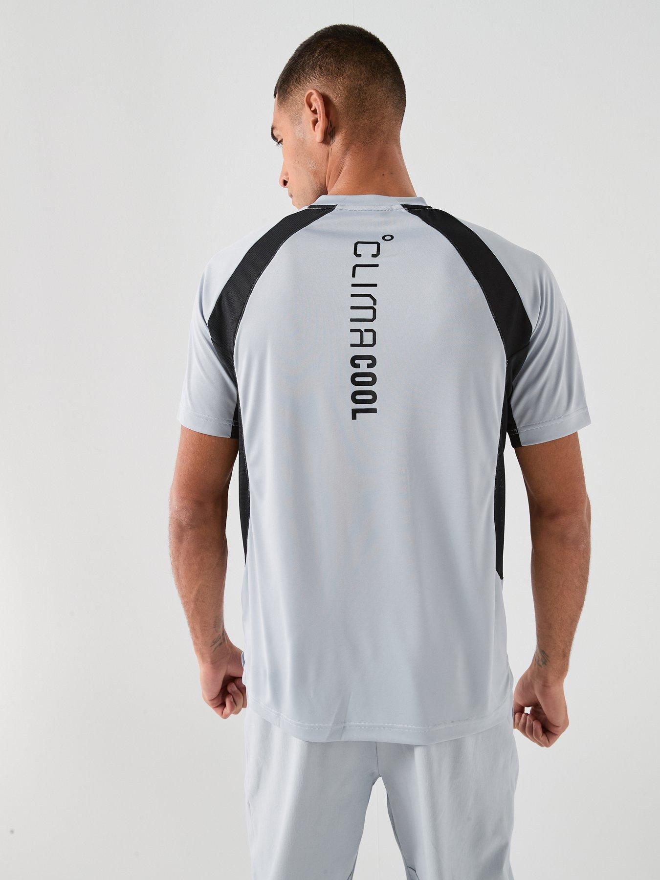 Image 2 of 5 of adidas Mens Training Tech ClimaCool T-Shirt - Grey