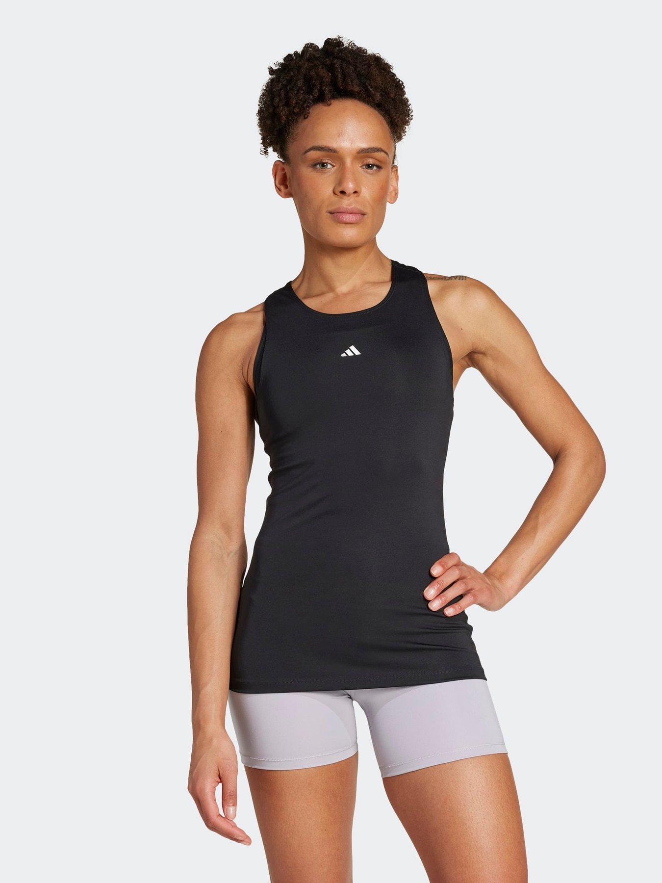  image of adidas-womens-training-techfit-tank-black