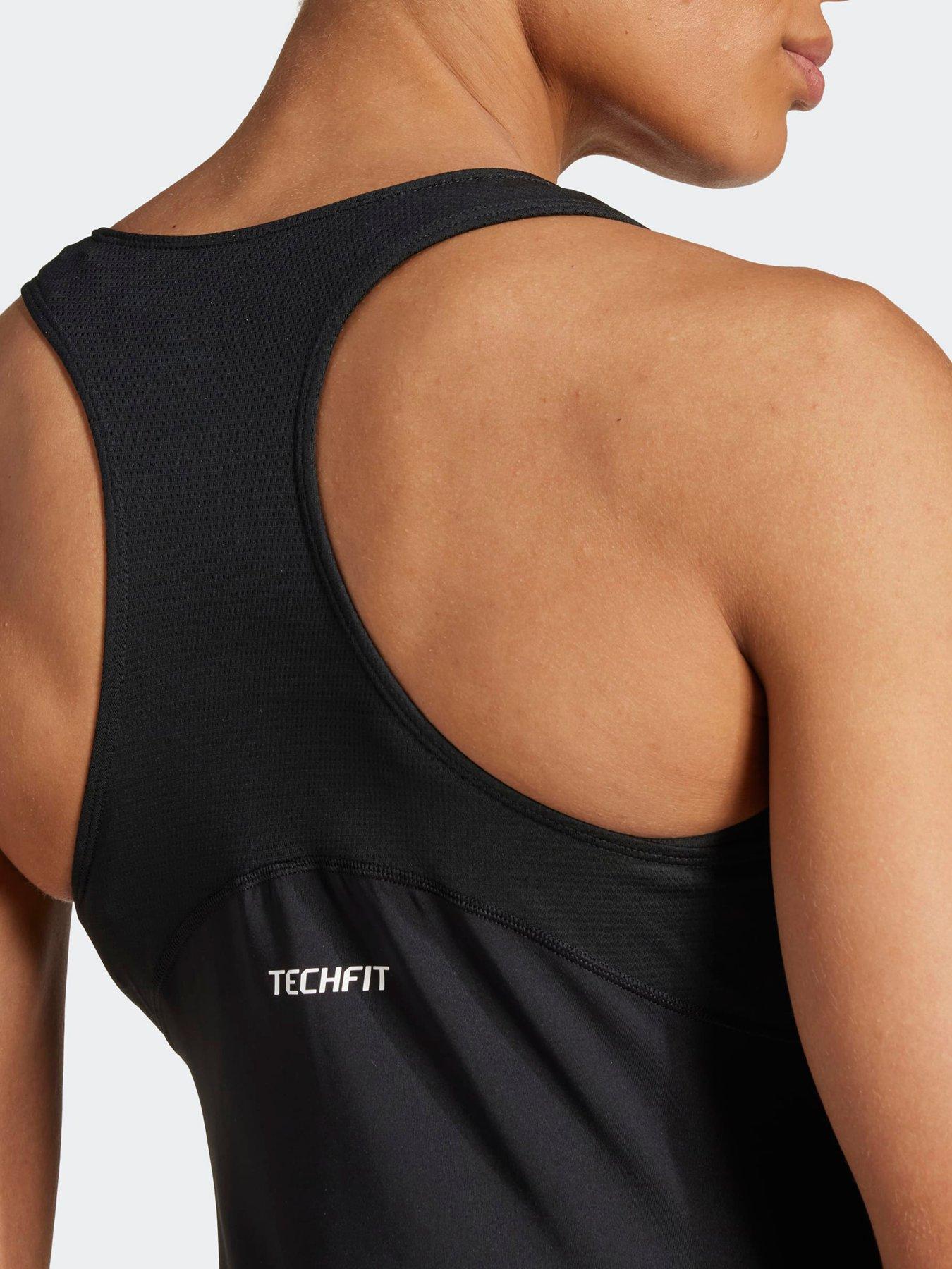  image of adidas-womens-training-techfit-tank-black