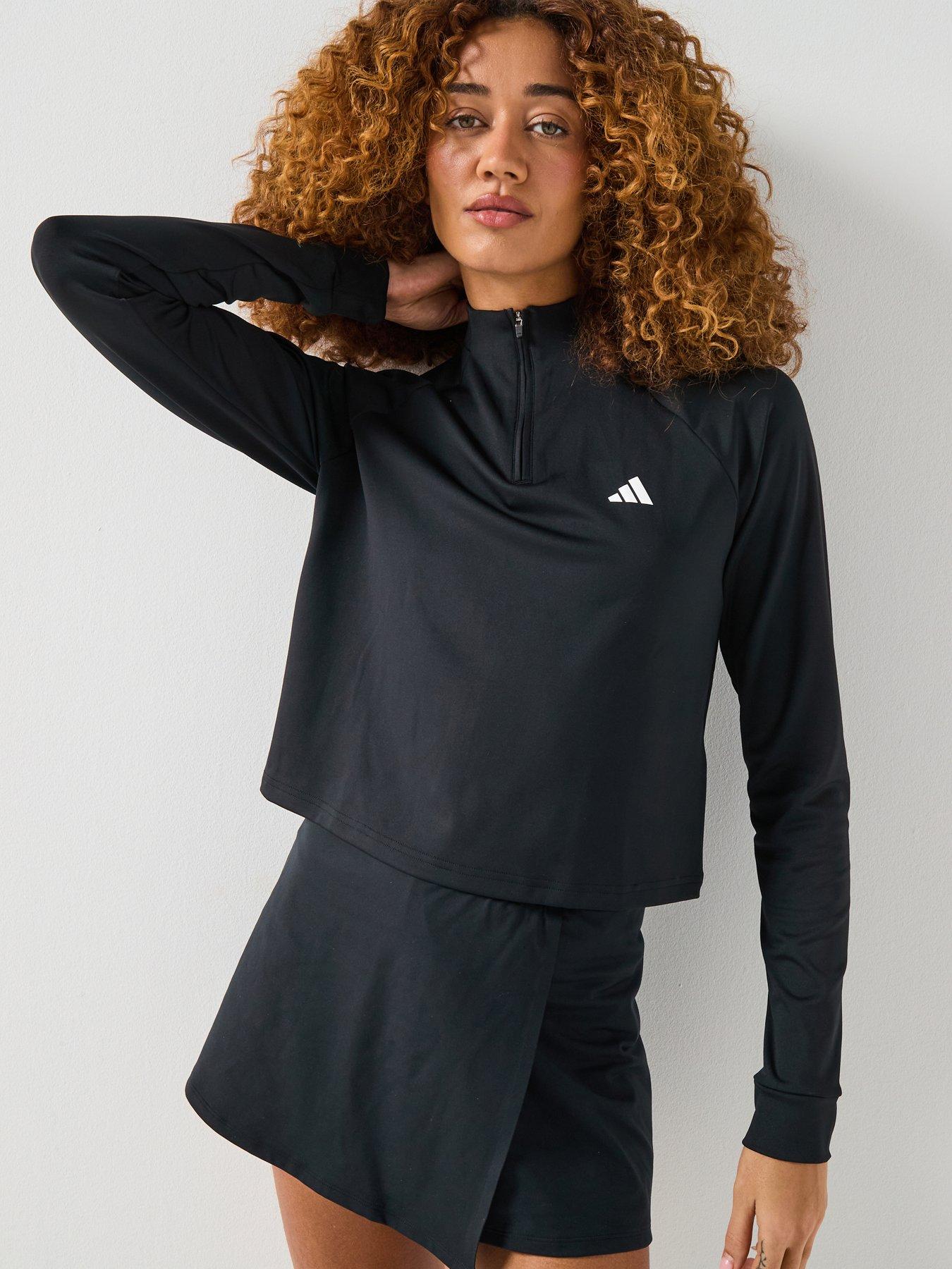  image of adidas-womens-training-workout-essentials-track-top-black