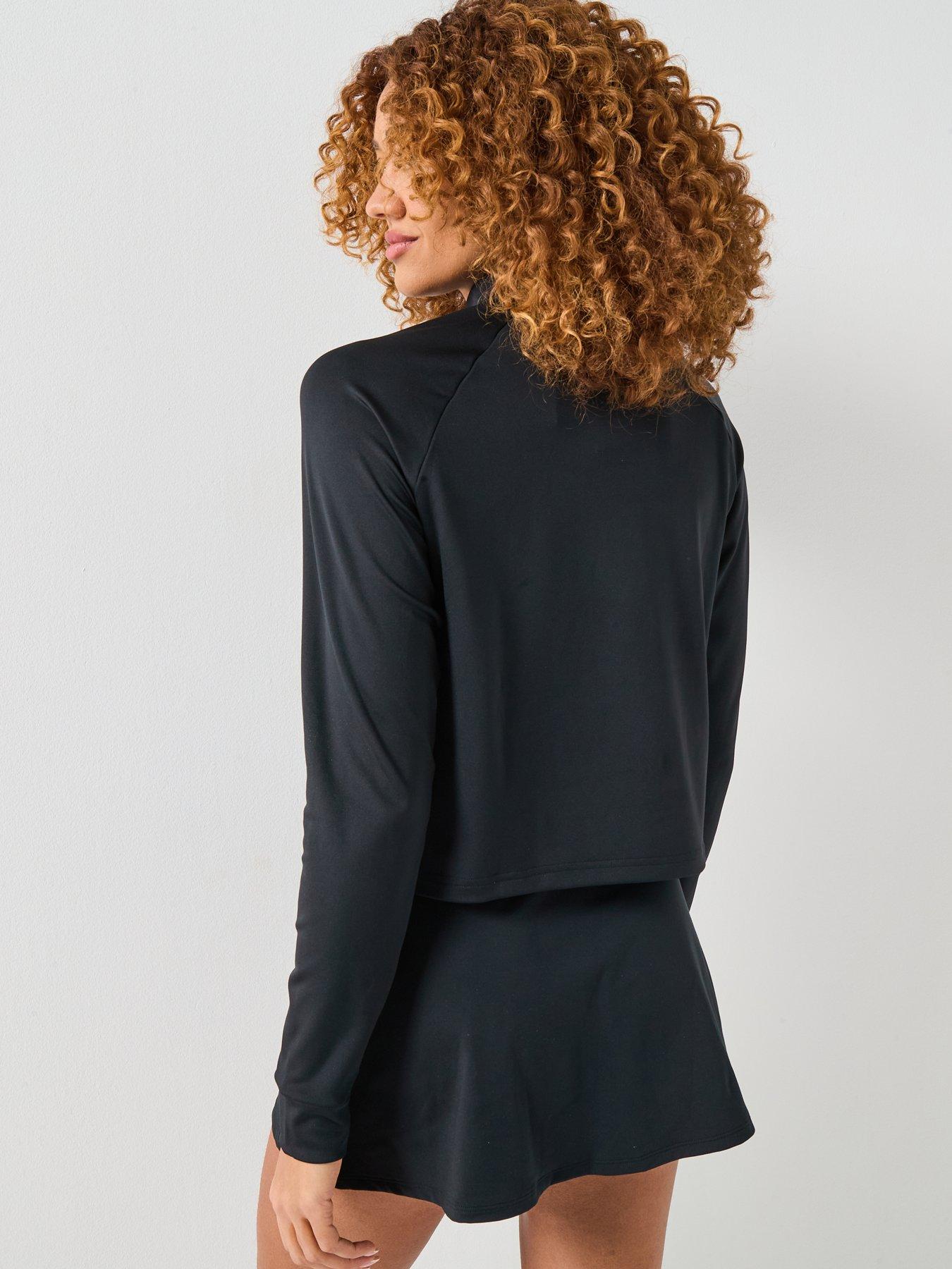  image of adidas-womens-training-workout-essentials-track-top-black