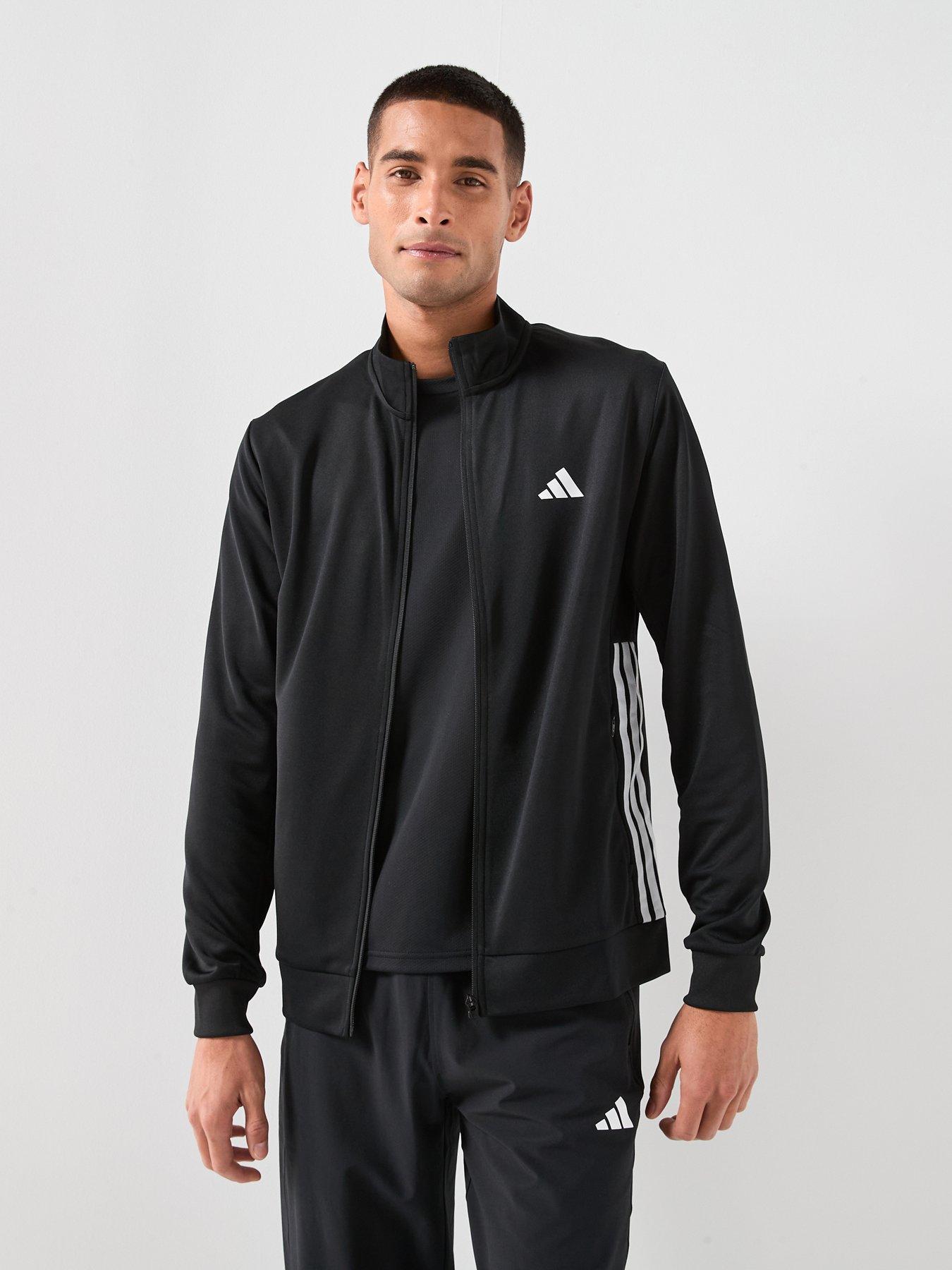 adidas Mens Training Workout Essentials Track Top - Black