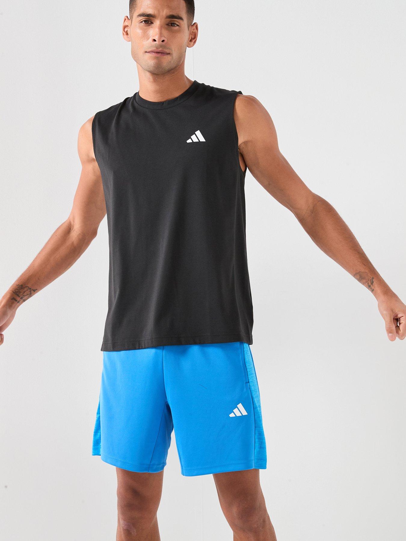  image of adidas-mens-training-workout-essentials-tank-black