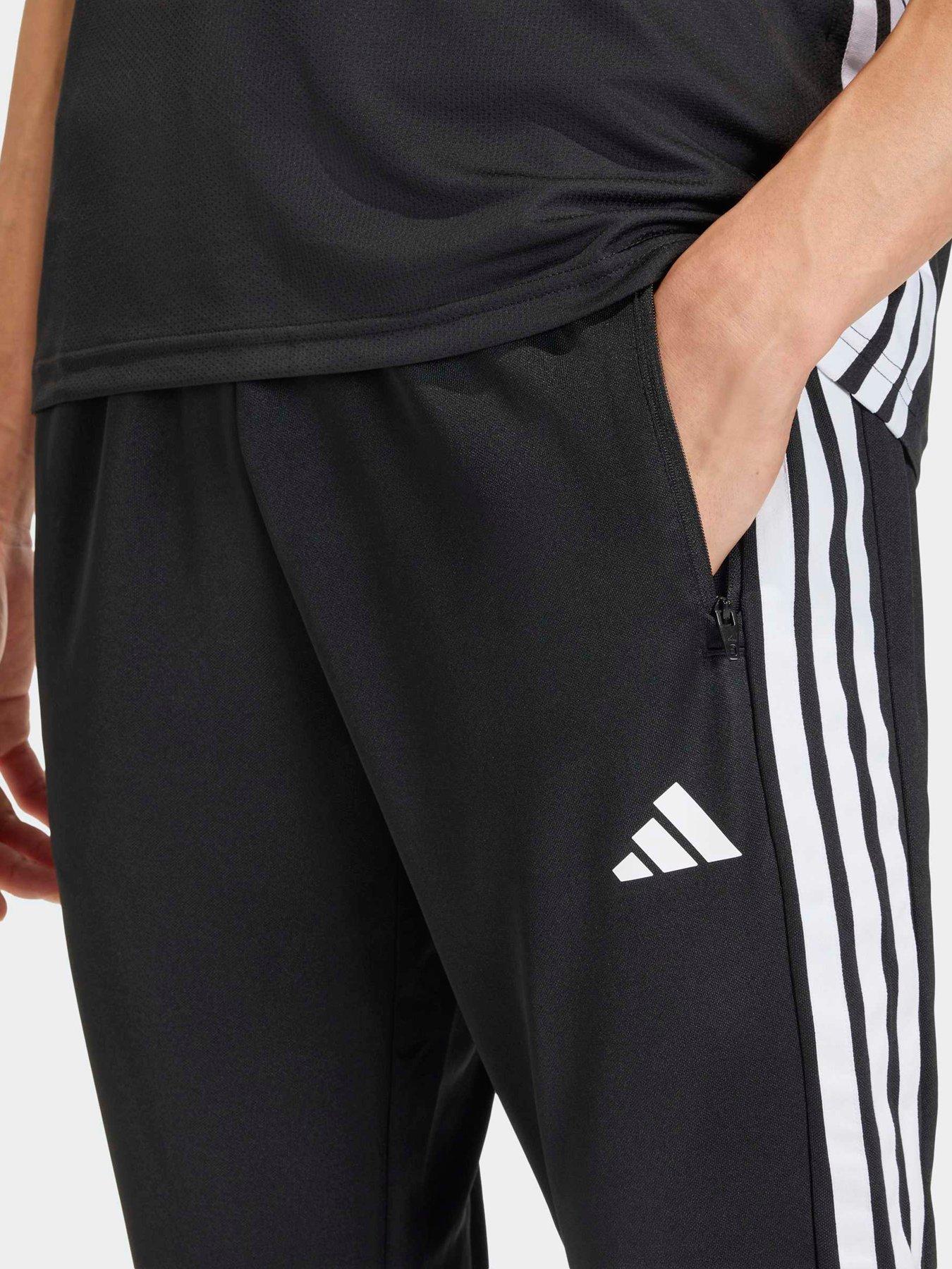  image of adidas-mens-training-workout-essentials-trousers-black