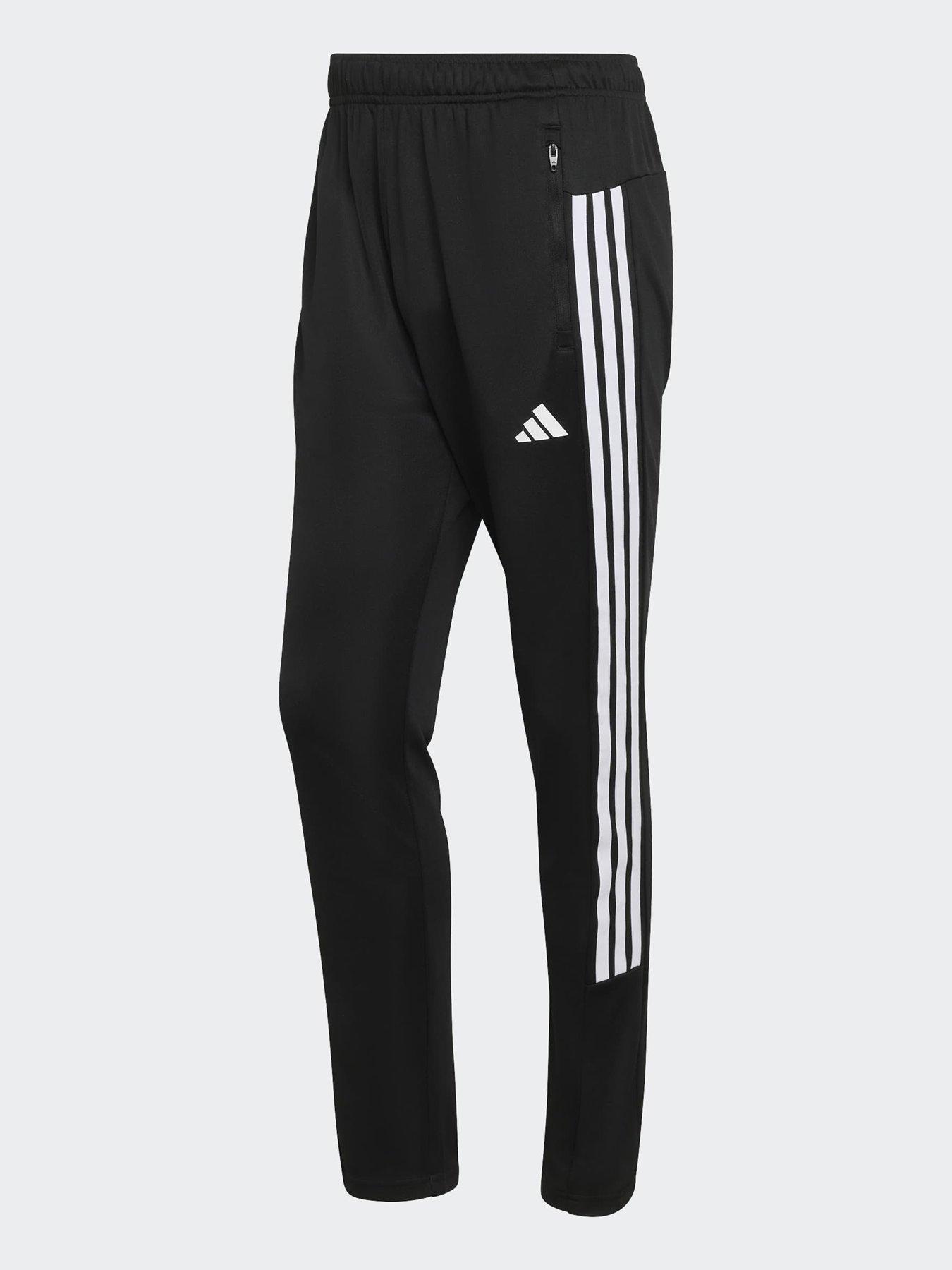  image of adidas-mens-training-workout-essentials-trousers-black