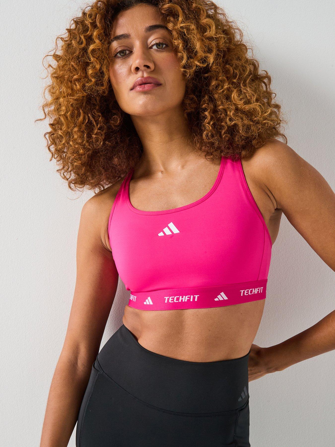  image of adidas-womens-training-techfit-medium-support-bra-pink