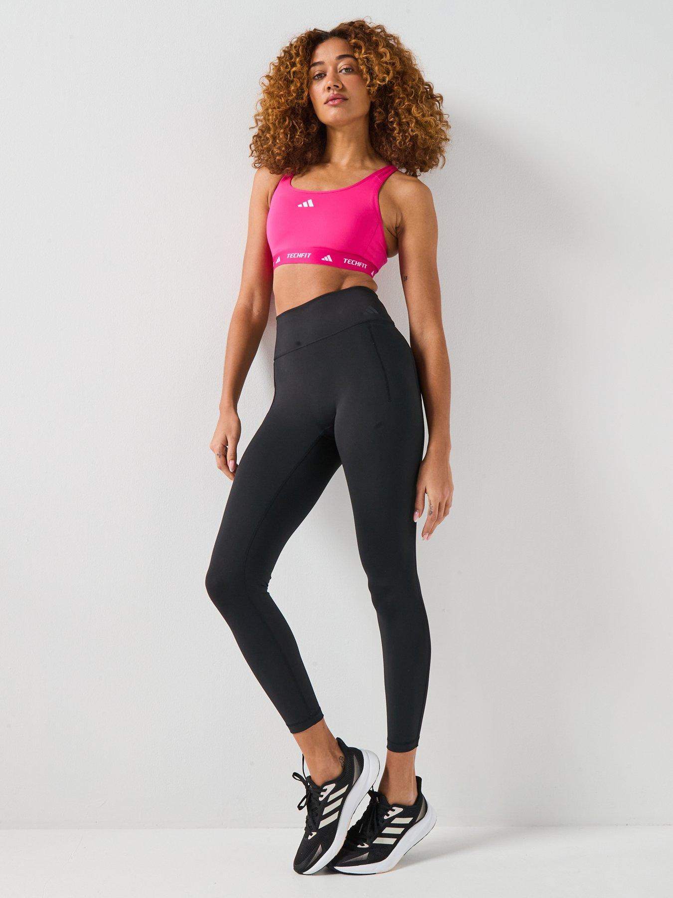  image of adidas-womens-training-techfit-medium-support-bra-pink