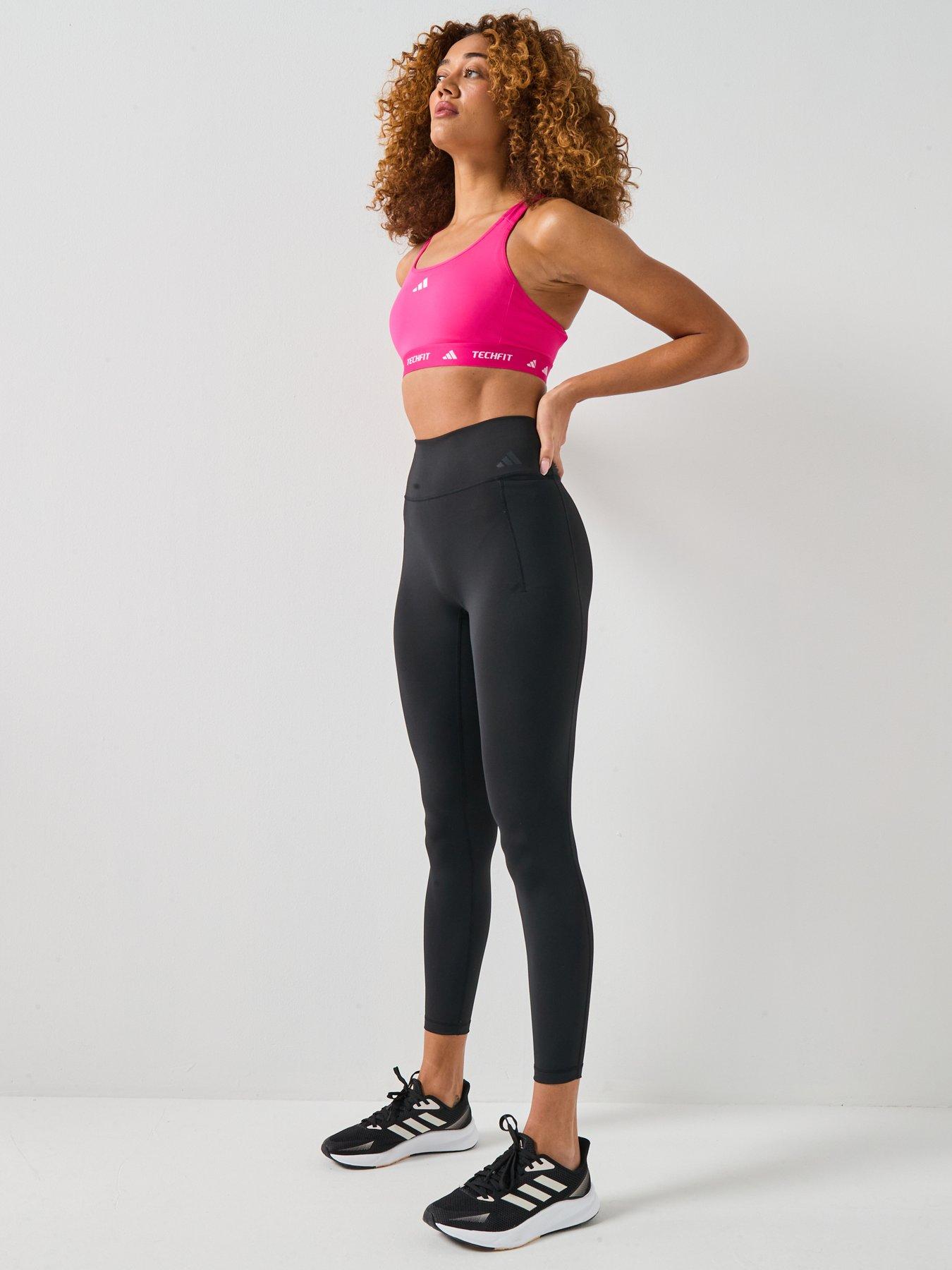  image of adidas-womens-training-techfit-medium-support-bra-pink