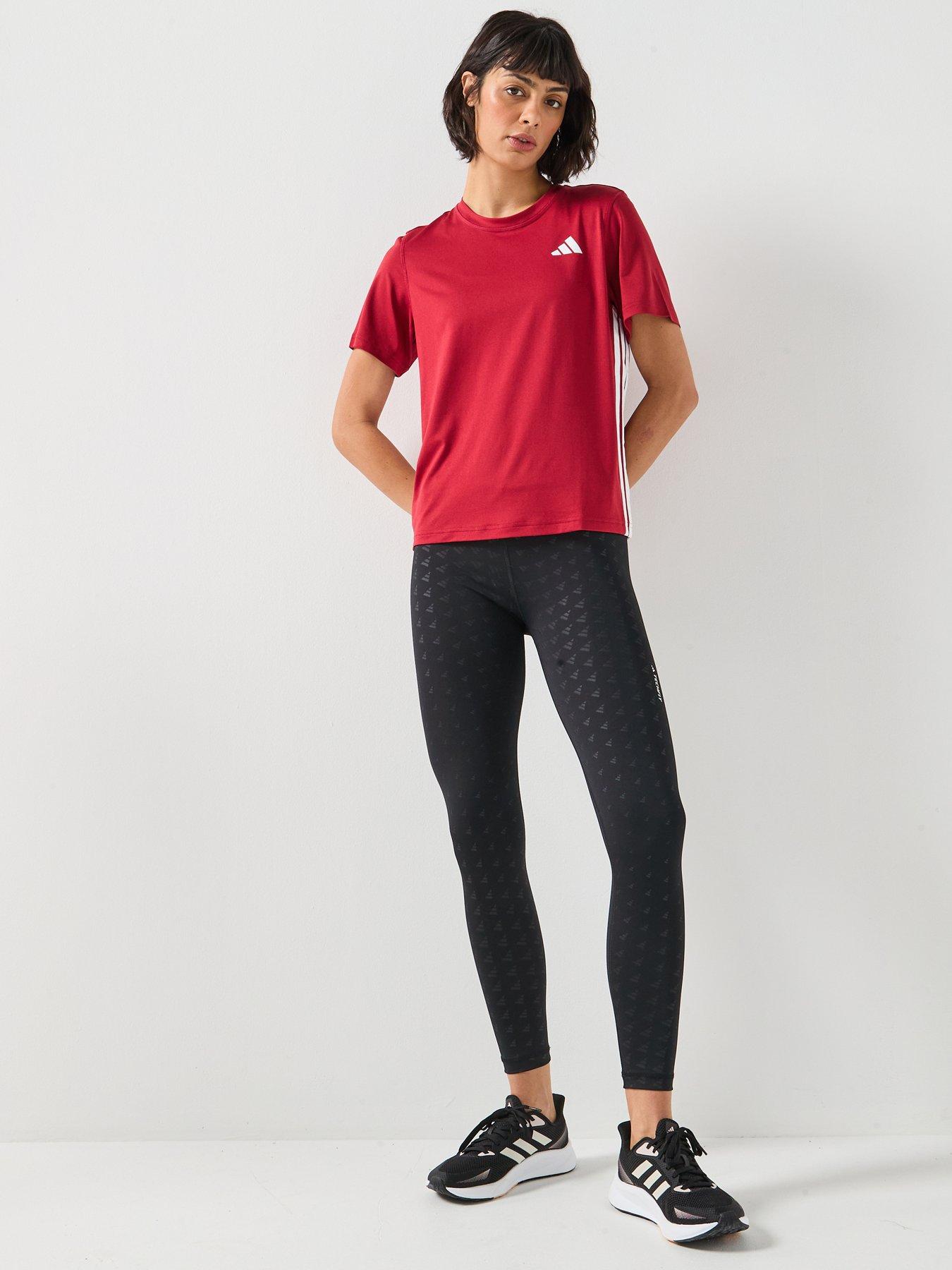  image of adidas-womens-training-workout-essentials-t-shirt-red