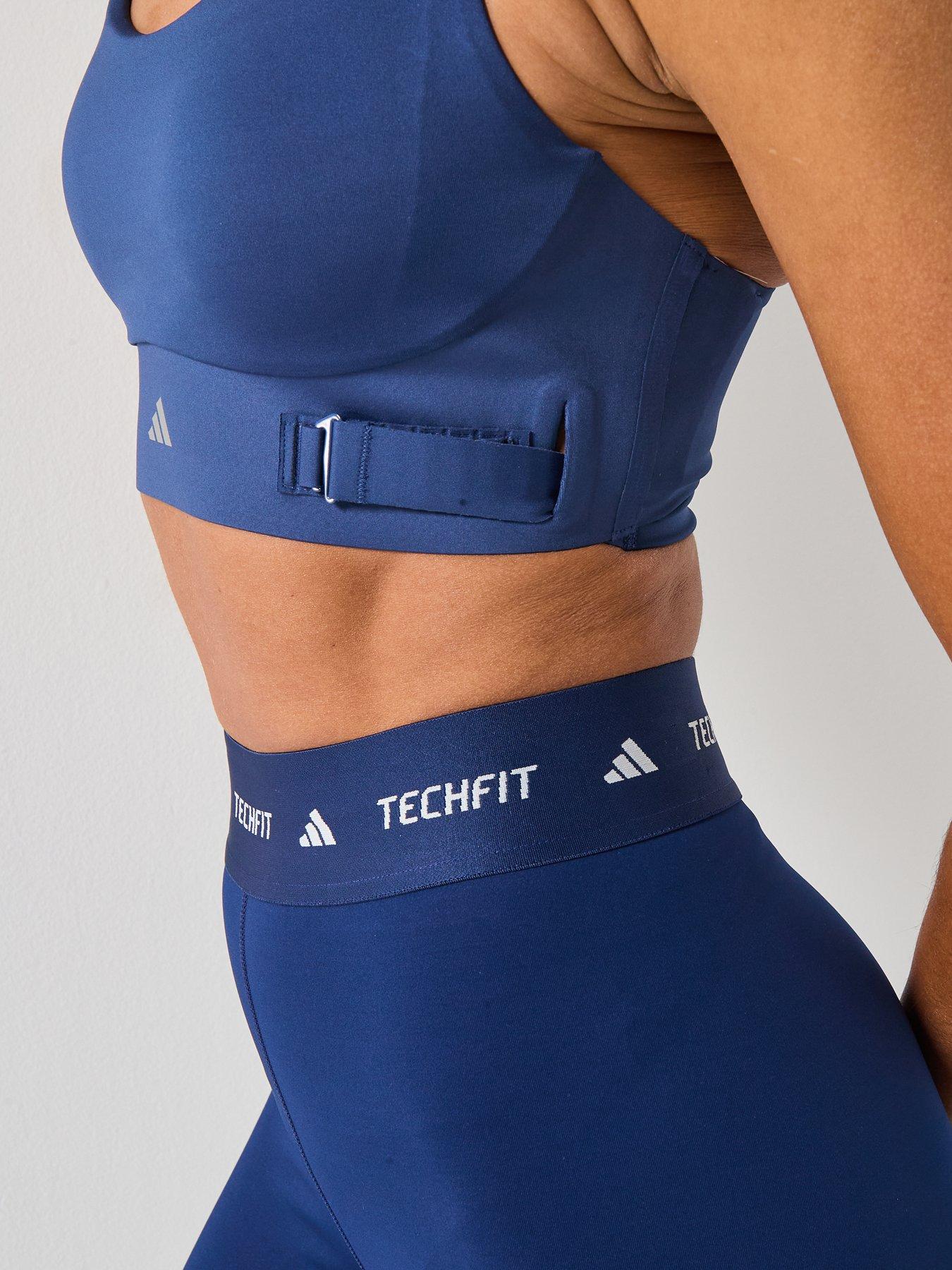 Image 5 of 6 of adidas Womens Running High Support Bra - Blue