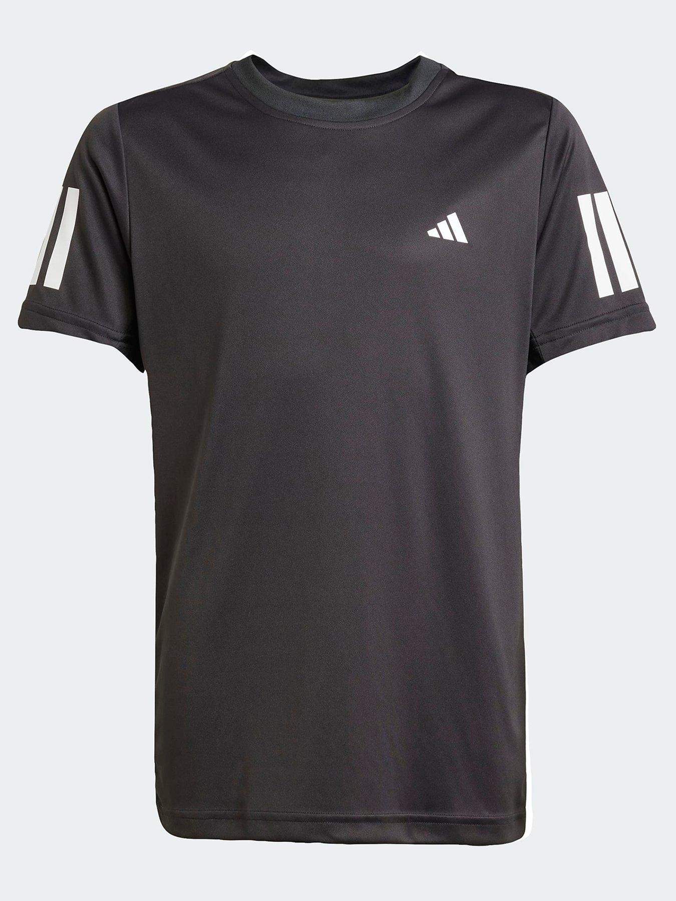 adidas Boys Tennis Club Tee - Black