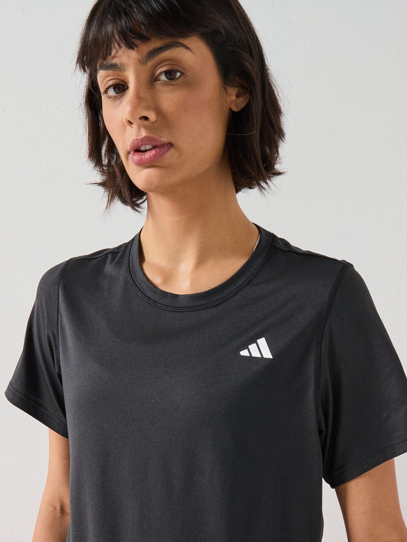  image of adidas-womens-training-workout-essentials-t-shirt-black
