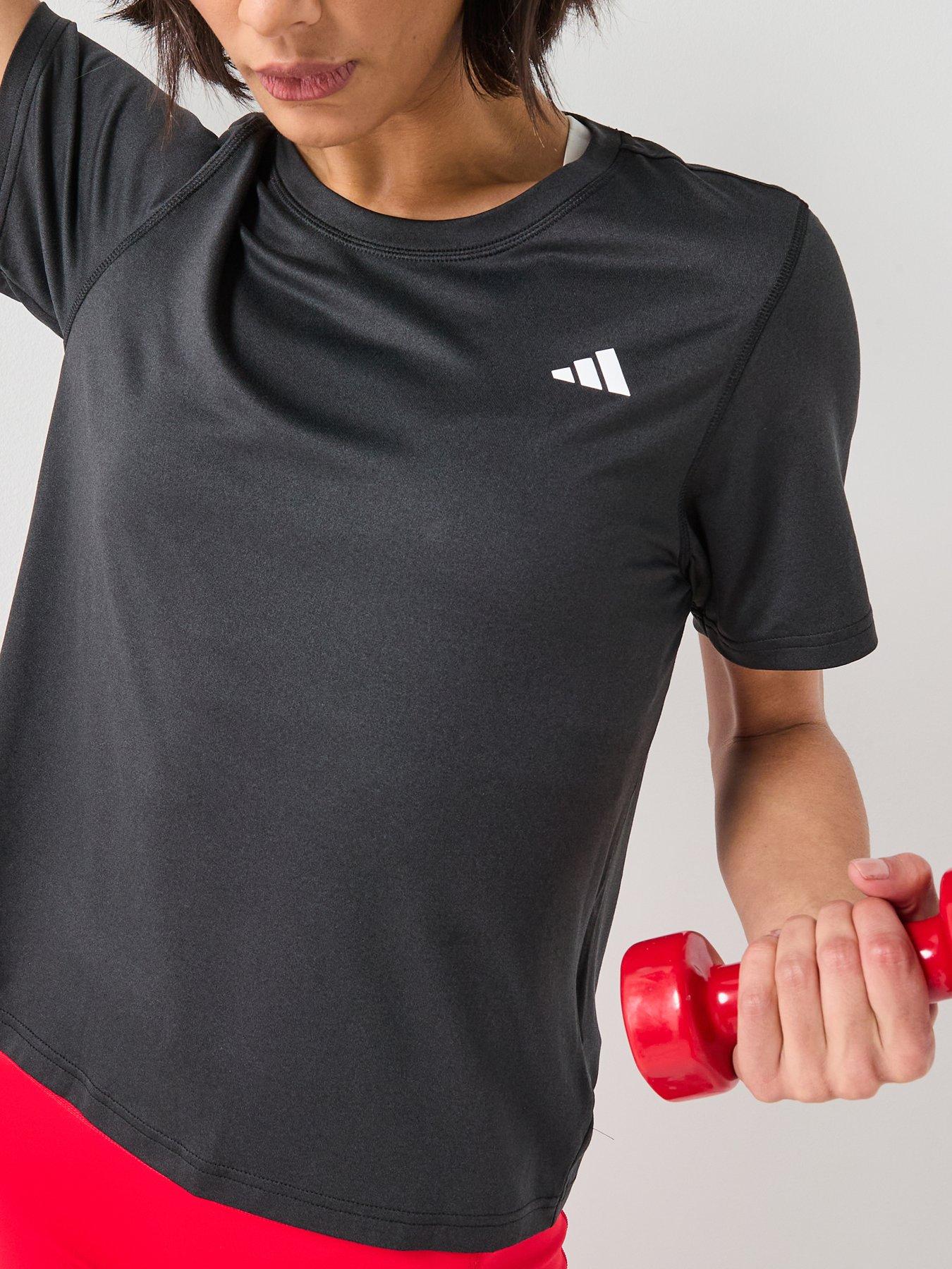  image of adidas-womens-training-workout-essentials-t-shirt-black