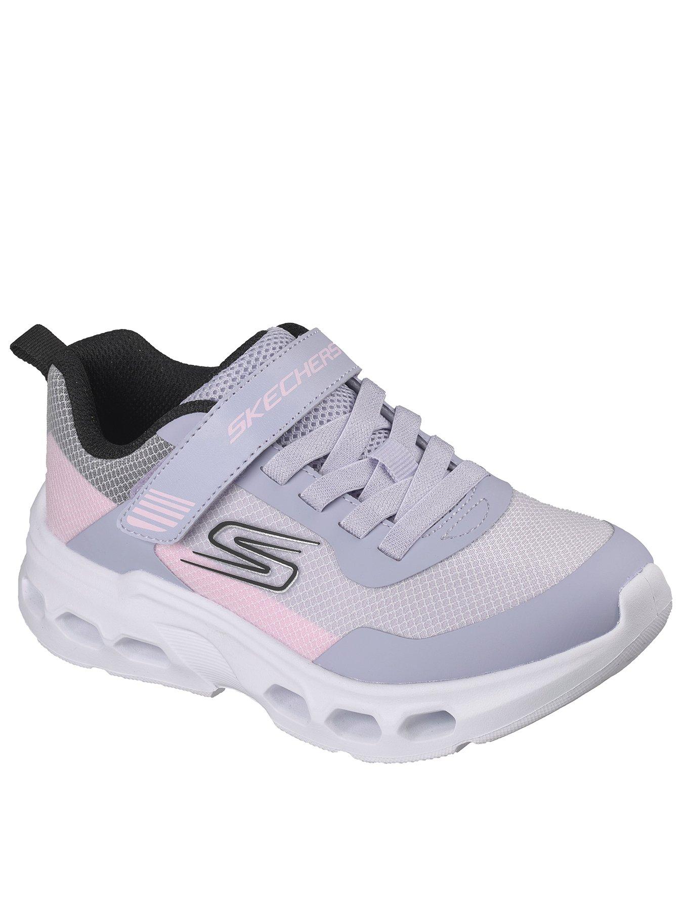 Image 1 of 6 of Skechers Kids Gore And Strap Mesh Sneaker W/3d Print