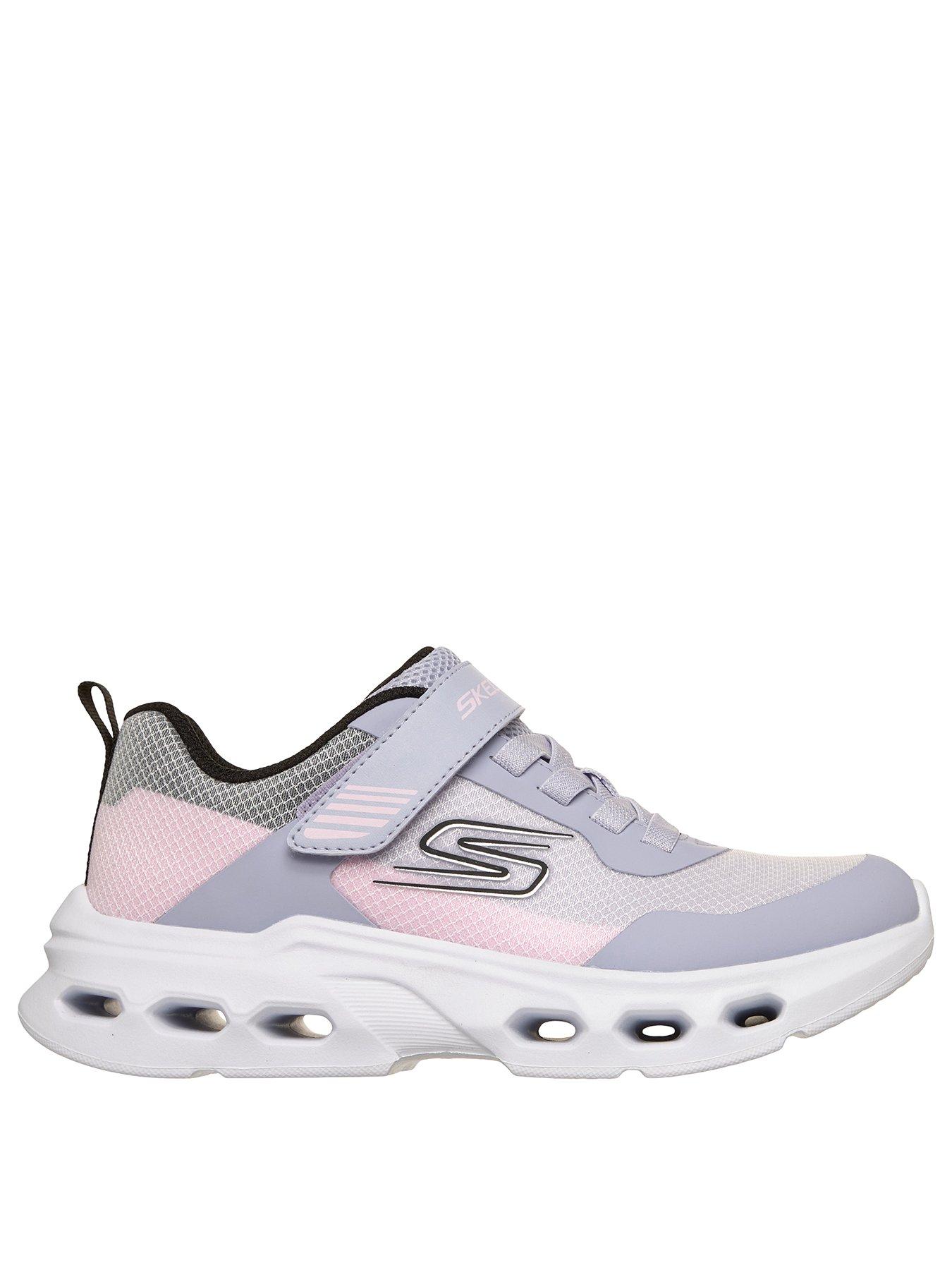 Image 2 of 6 of Skechers Kids Gore And Strap Mesh Sneaker W/3d Print
