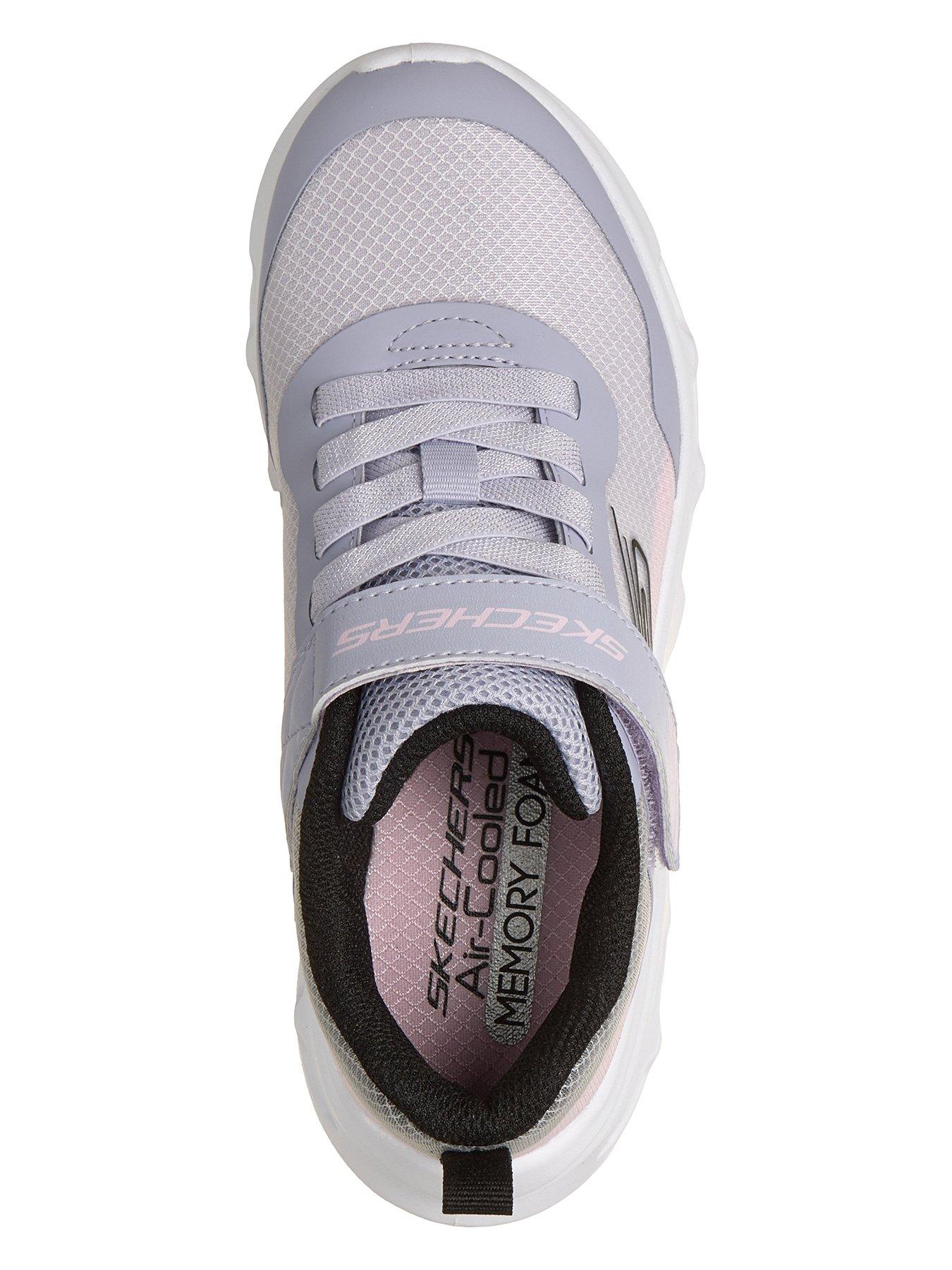 Image 3 of 6 of Skechers Kids Gore And Strap Mesh Sneaker W/3d Print