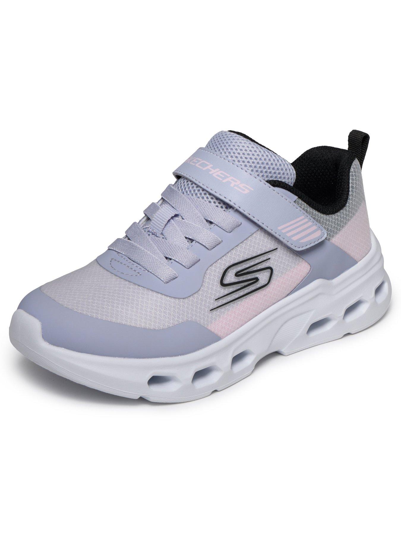 Image 6 of 6 of Skechers Kids Gore And Strap Mesh Sneaker W/3d Print