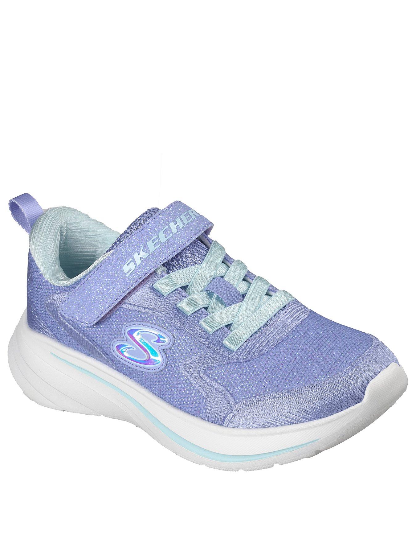 Image 2 of 6 of Skechers Wave 92 Sparkle Mesh Trainer - Periwinkle