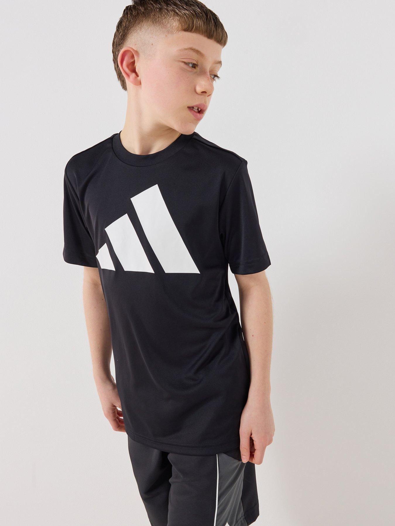 adidas Junior Unisex Train Essentials T-Shirt - Black