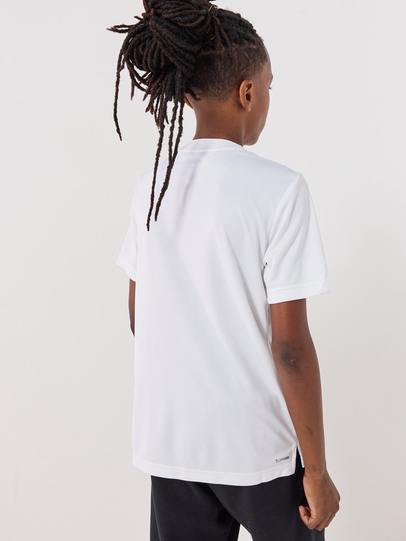 Image 2 of 6 of adidas Junior Unisex Train Essentials T-Shirt - White