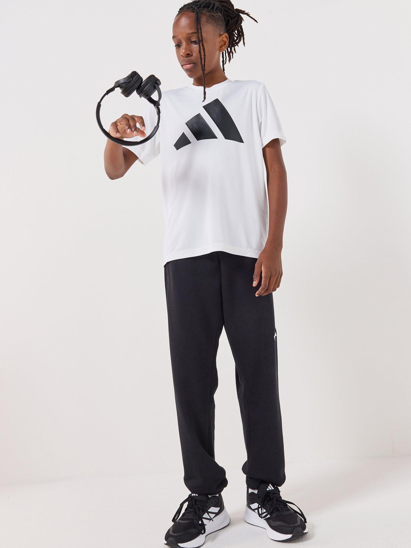 Image 5 of 6 of adidas Junior Unisex Train Essentials T-Shirt - White