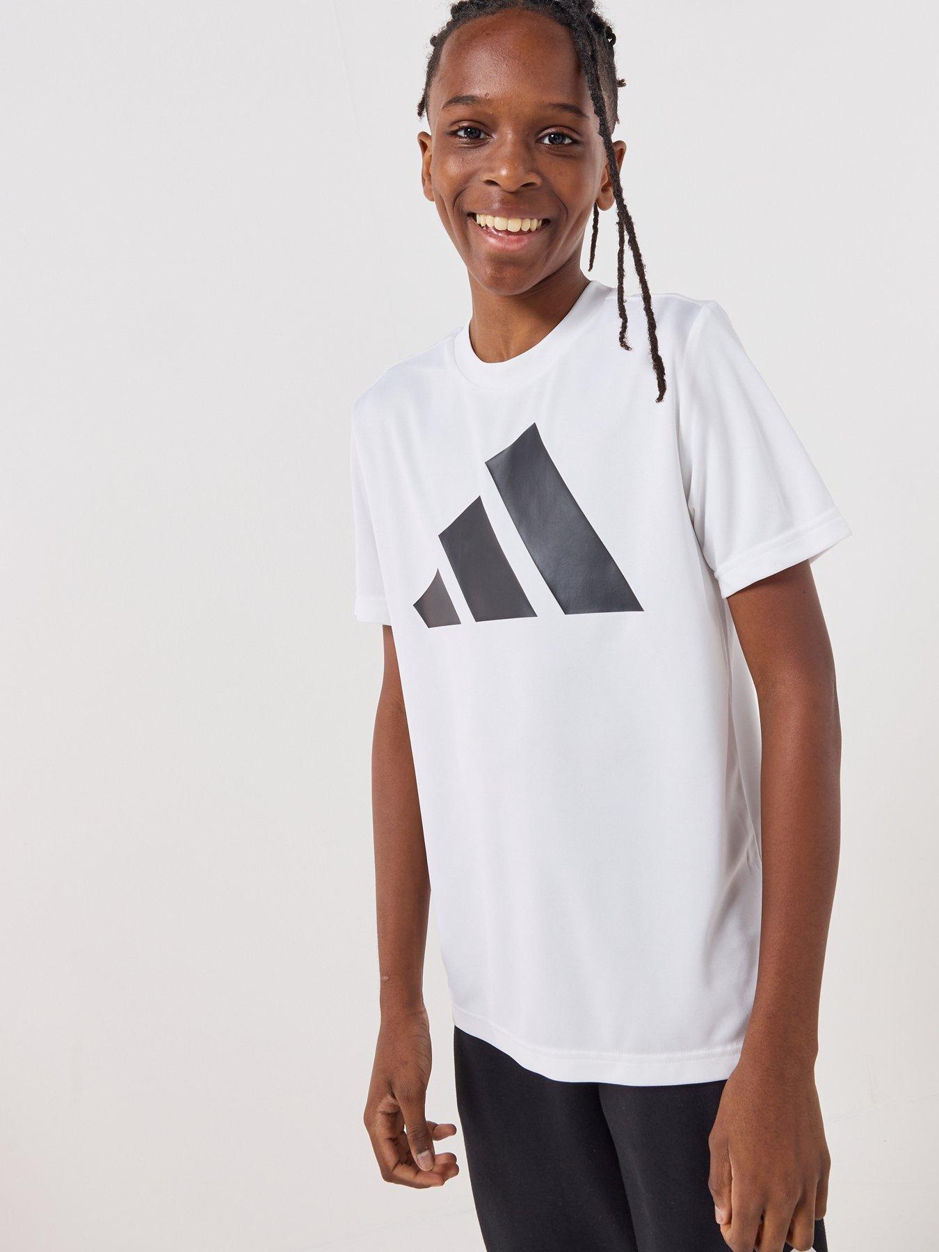 Image 6 of 6 of adidas Junior Unisex Train Essentials T-Shirt - White