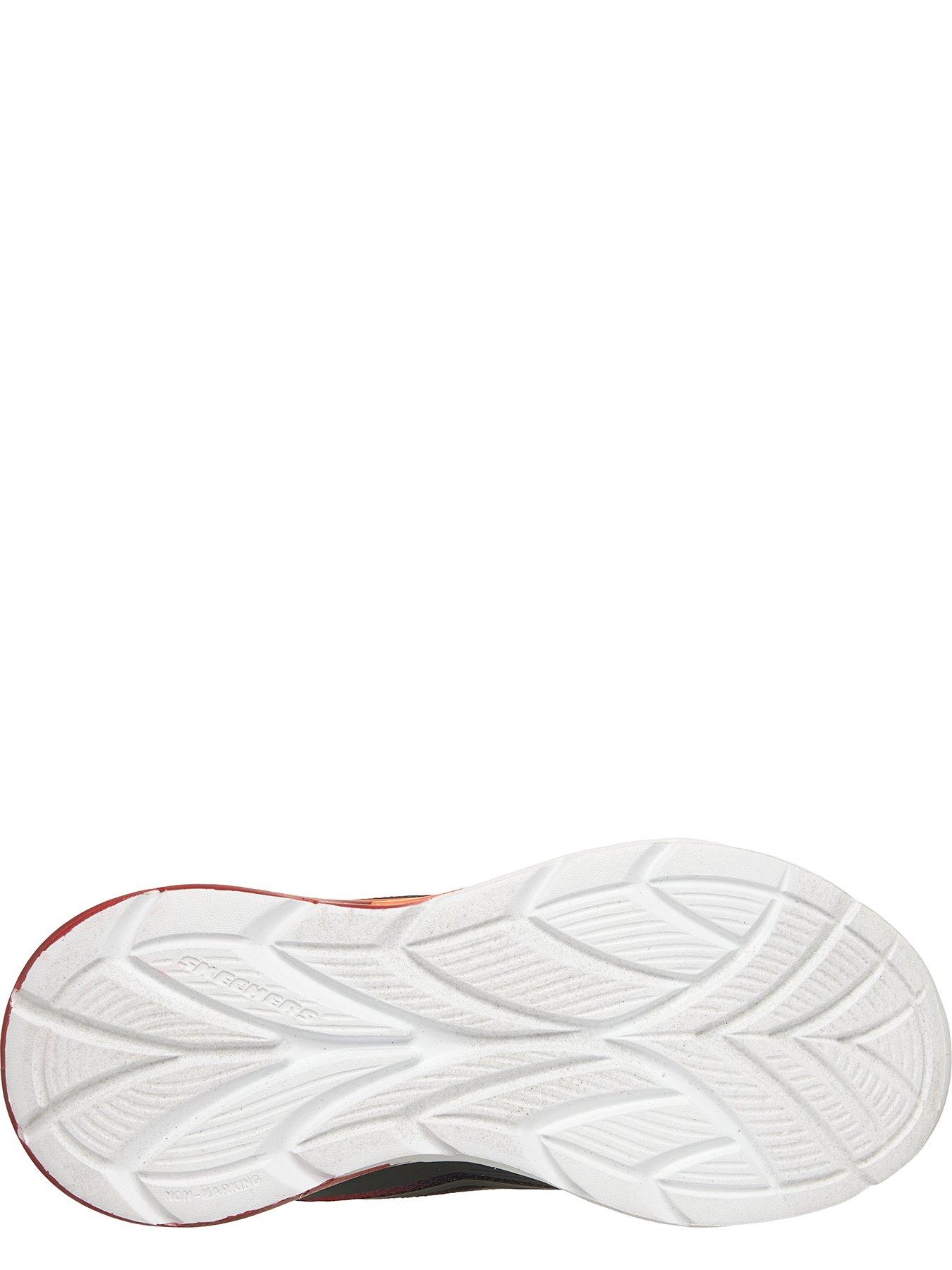 Image 4 of 5 of Skechers Kids Lighted Gore &amp; Strap Sneaker W/ Midsole Techpiece