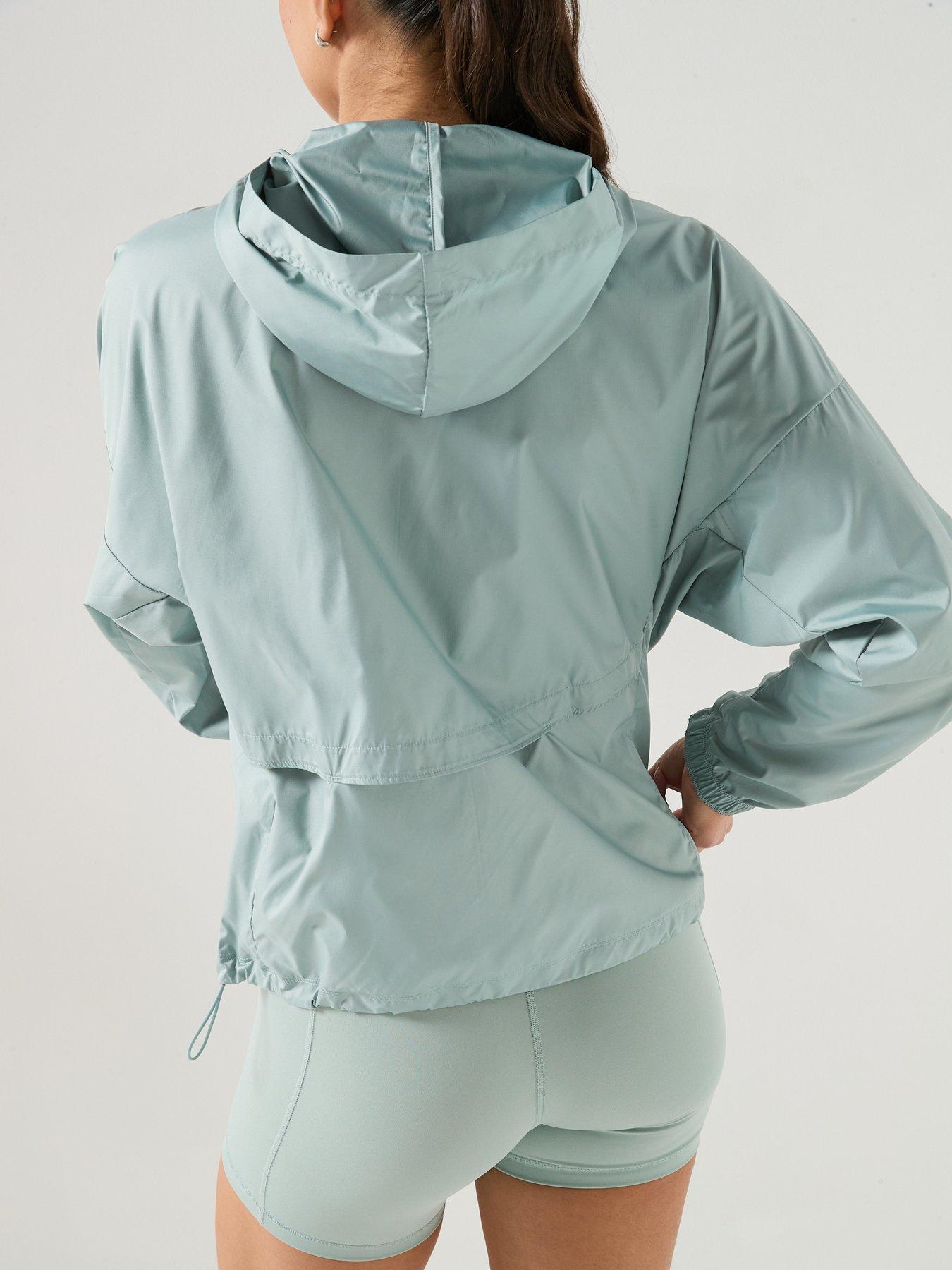 Image 2 of 6 of adidas Womens Training Hyperglam Windbreaker - Wonder Sage