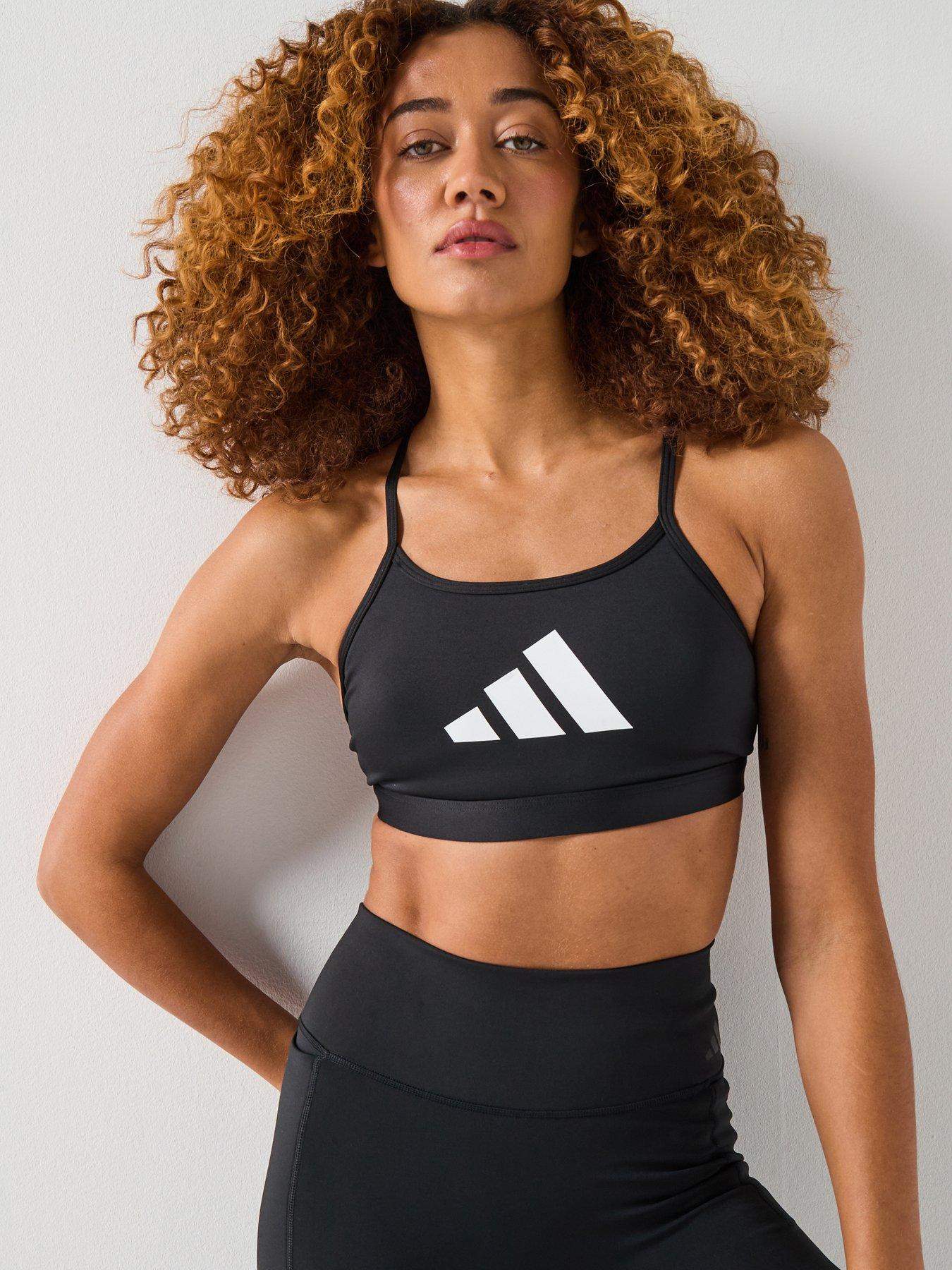adidas Womens Training Workout Essentials Bralette - Black