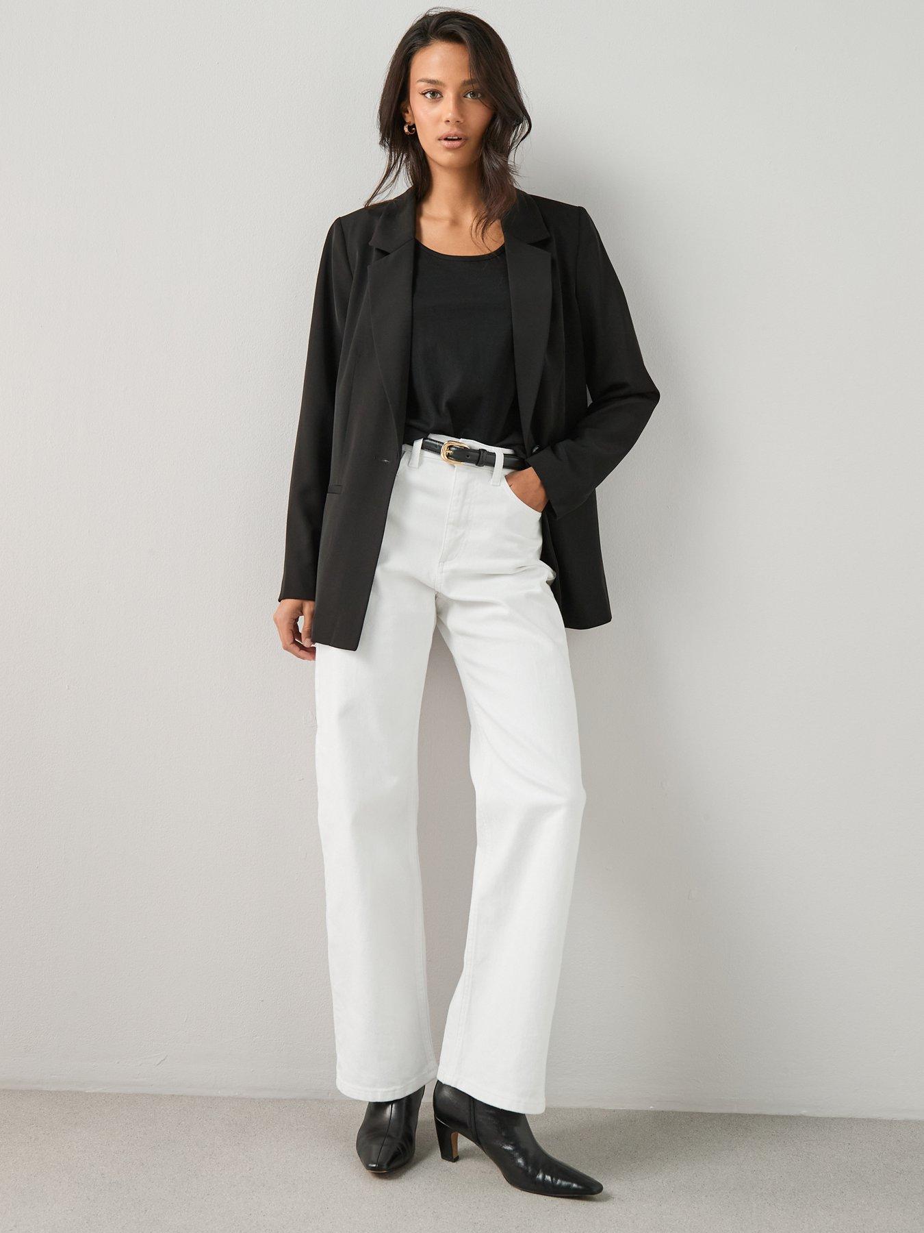  image of the-very-collection-relaxed-blazer-black