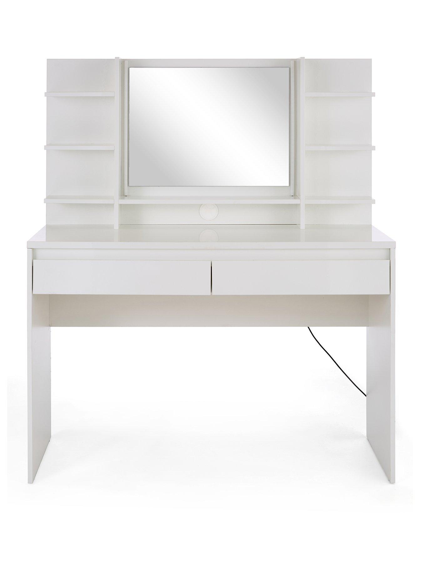Image 2 of 7 of Very Home Layton Gloss Lit Dressing Table