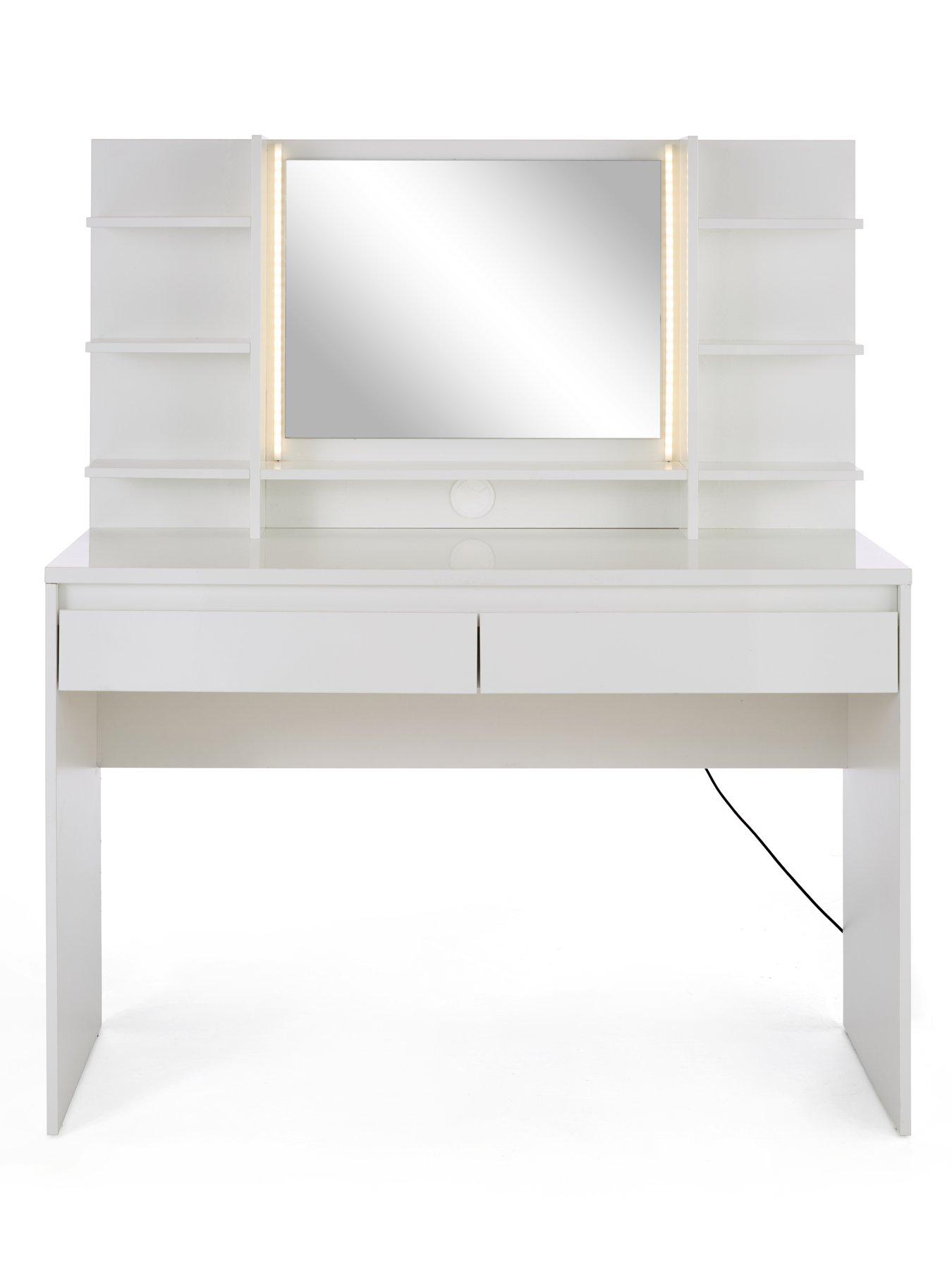 Image 3 of 7 of Very Home Layton Gloss Lit Dressing Table