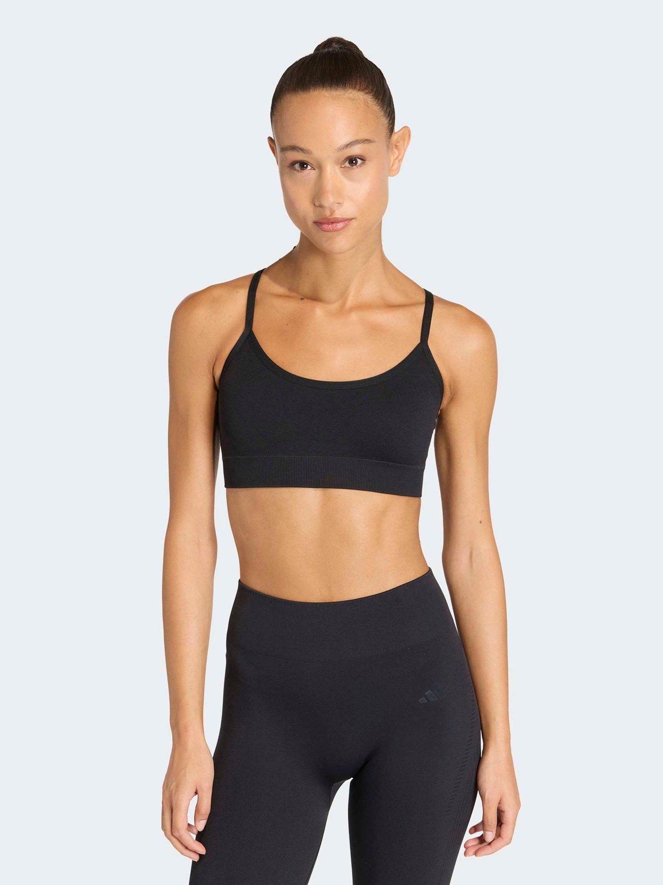  image of adidas-womens-training-workout-essentials-light-support-bra-black