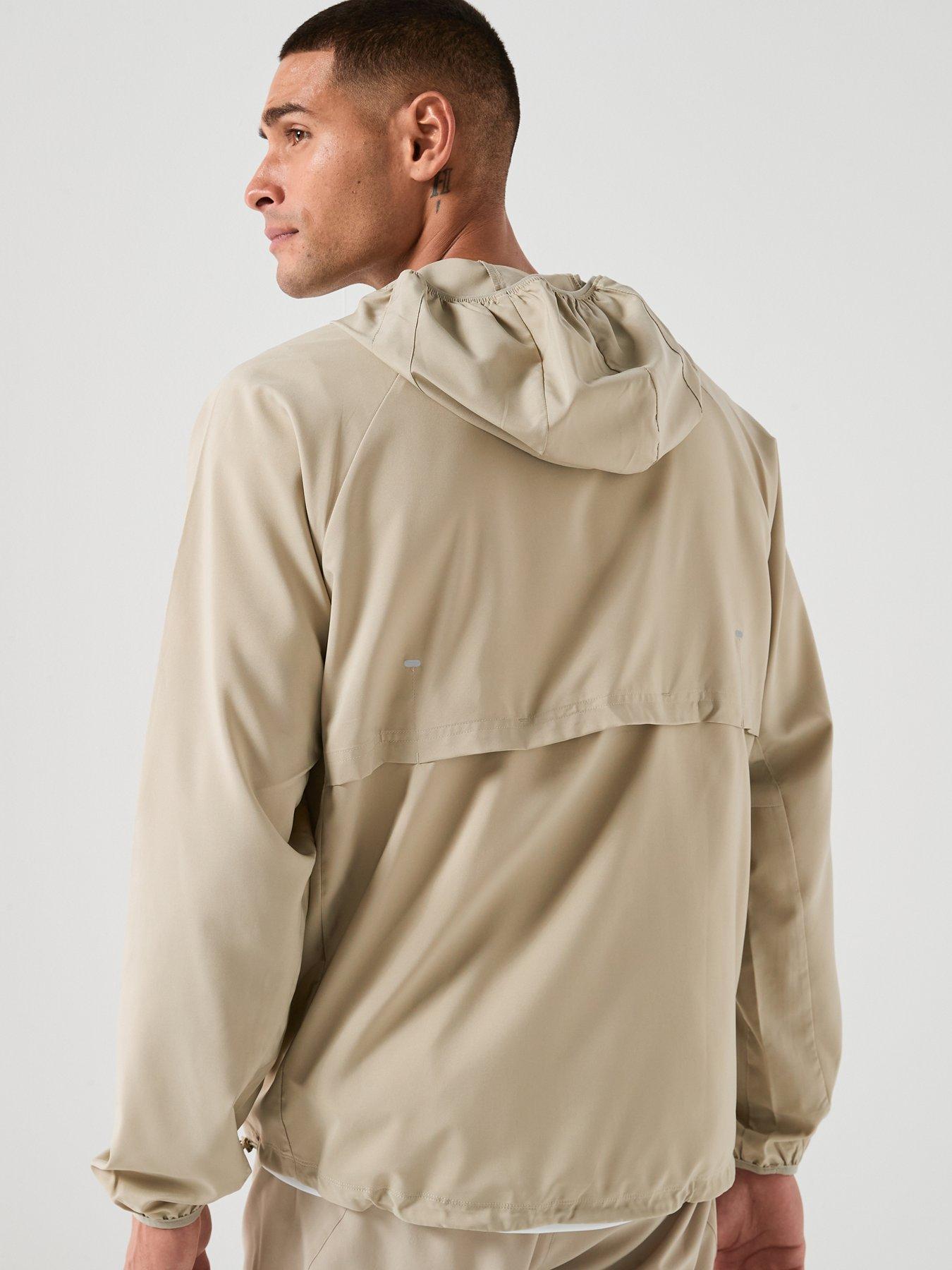  image of adidas-mens-running-adi365-essentials-jacket-brown