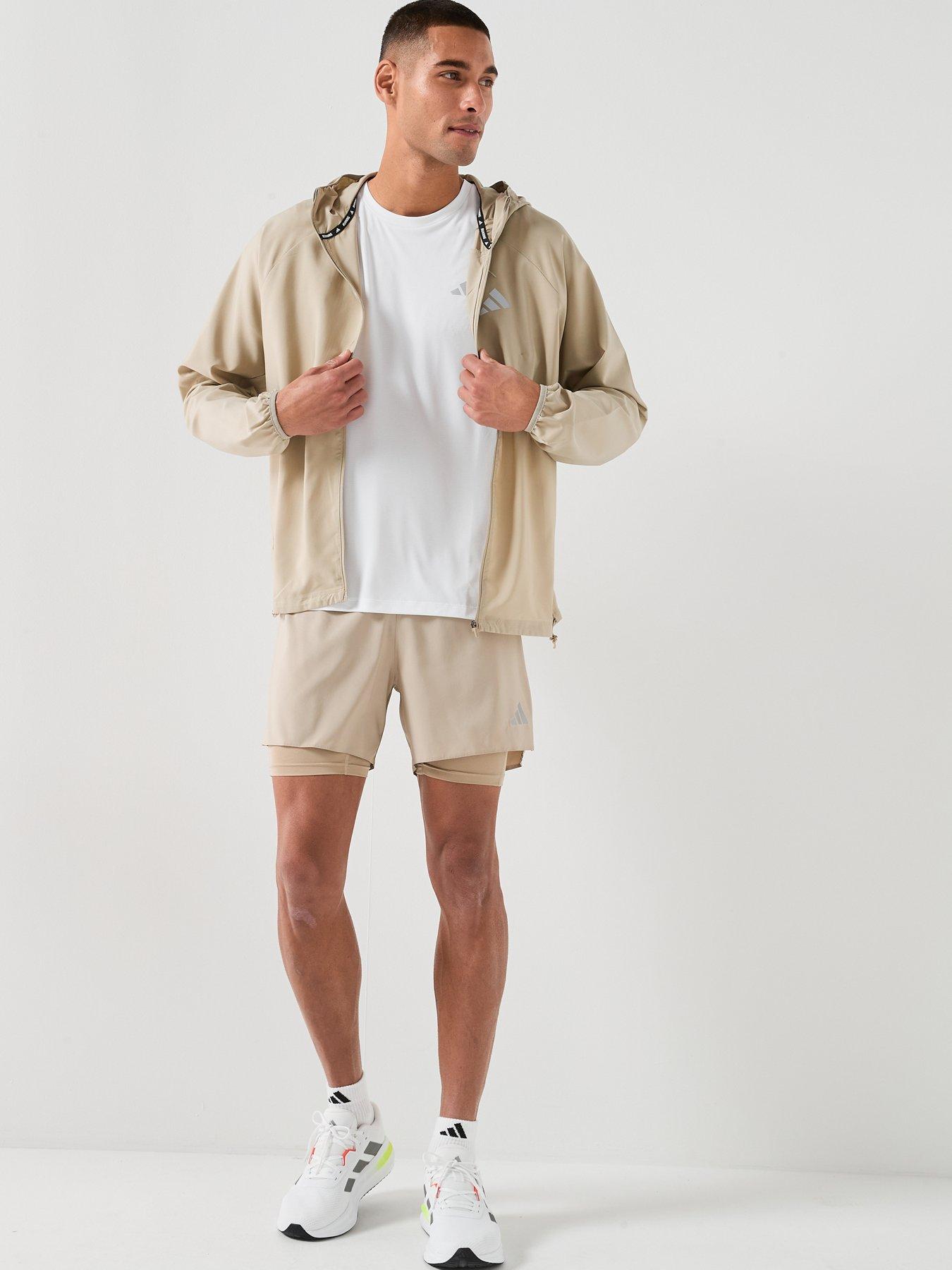  image of adidas-mens-running-adi365-essentials-jacket-brown