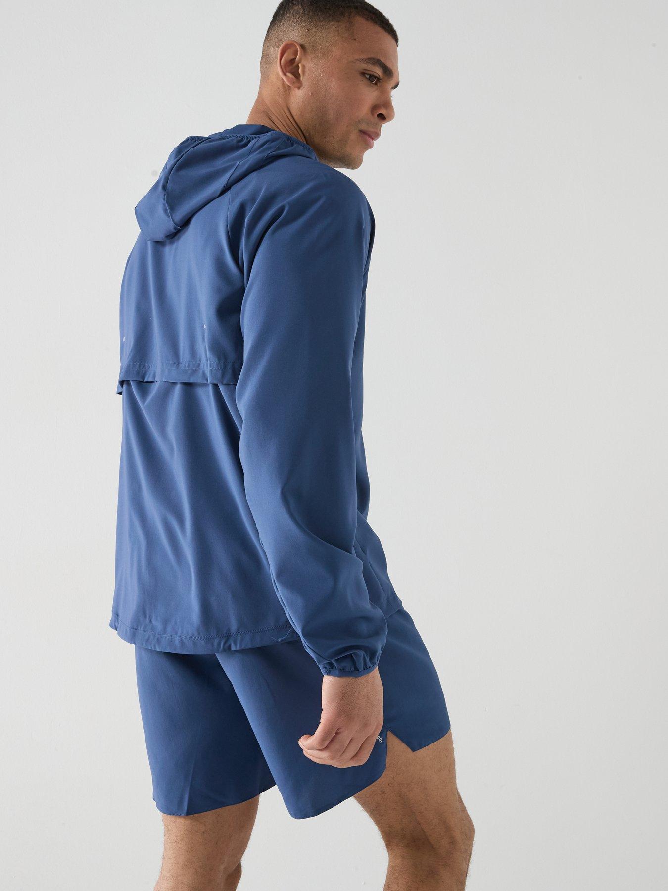  image of adidas-mens-running-adi365-essentials-jacket-indigo