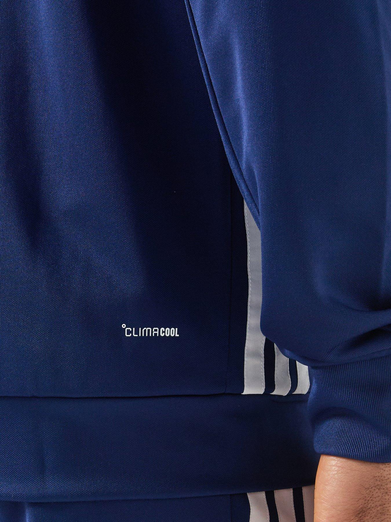 Image 4 of 6 of adidas Mens Training Workout Essentials Track Top - Blue